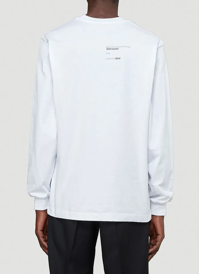 032c Graphic Long Sleeved T-Shirt