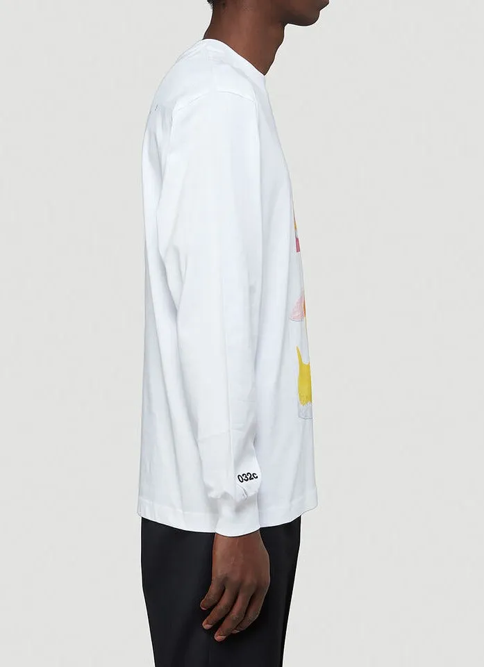 032c Graphic Long Sleeved T-Shirt