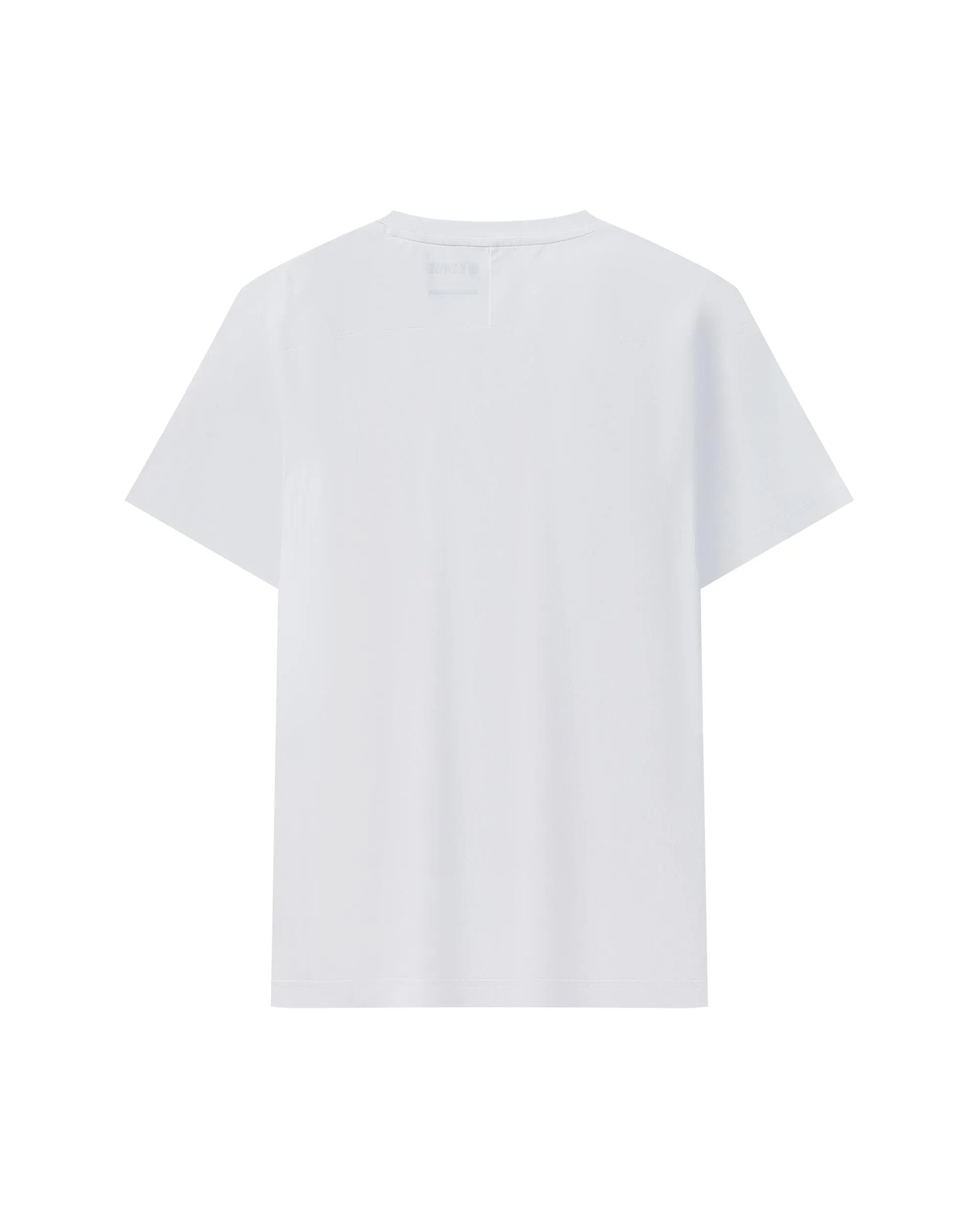 1010032-101 | MEN'S K-SWISS LOGO T-SHIRT | WHITE/WHITE