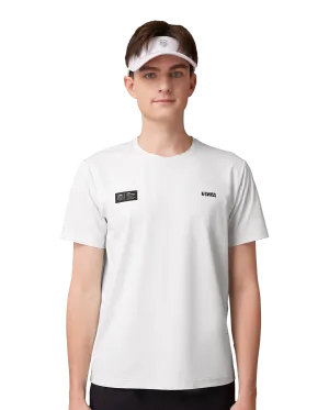 1010032-101 | MEN'S K-SWISS LOGO T-SHIRT | WHITE/WHITE