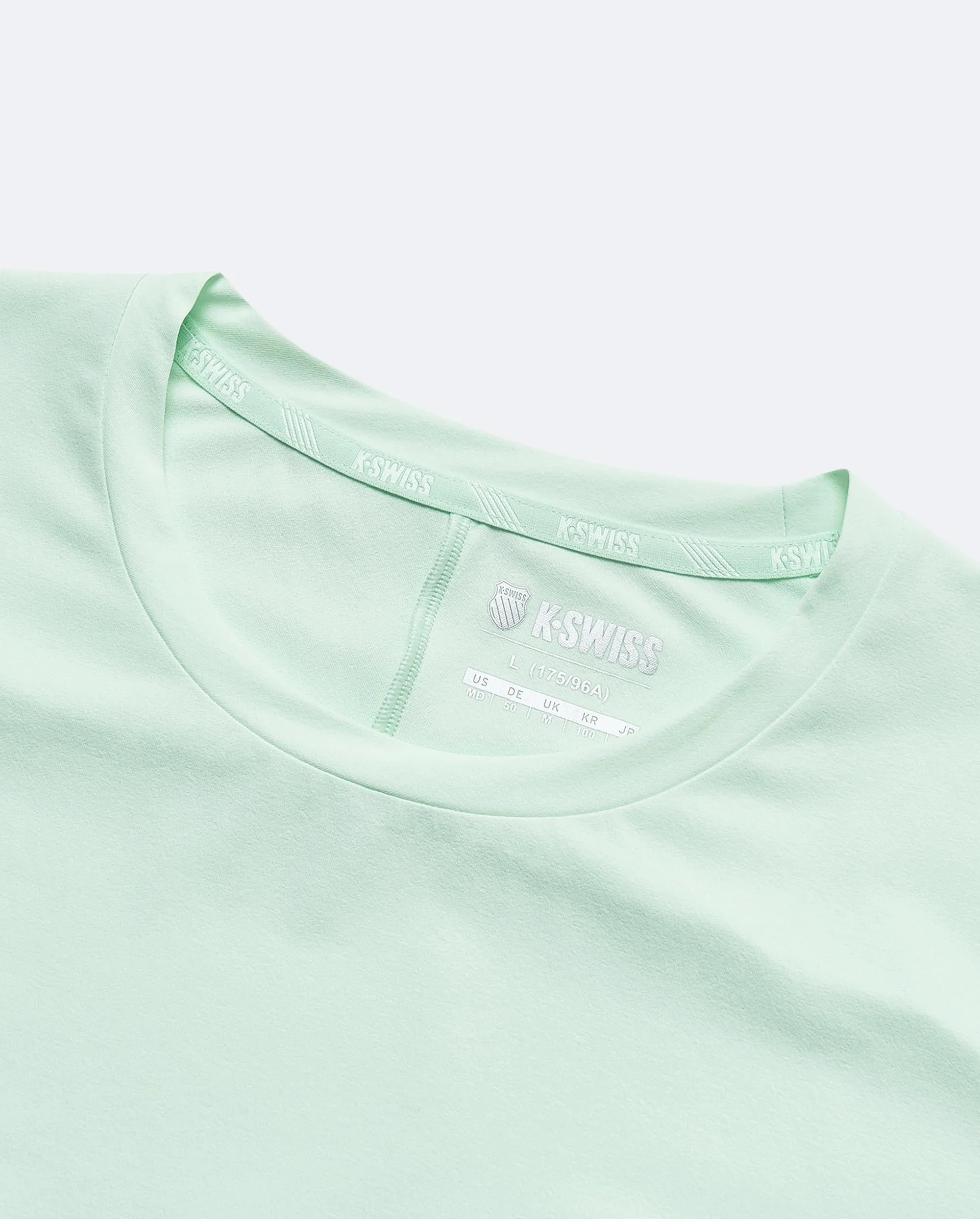 1010032-314 | MEN'S K-SWISS LOGO T-SHIRT | MISTY JADE