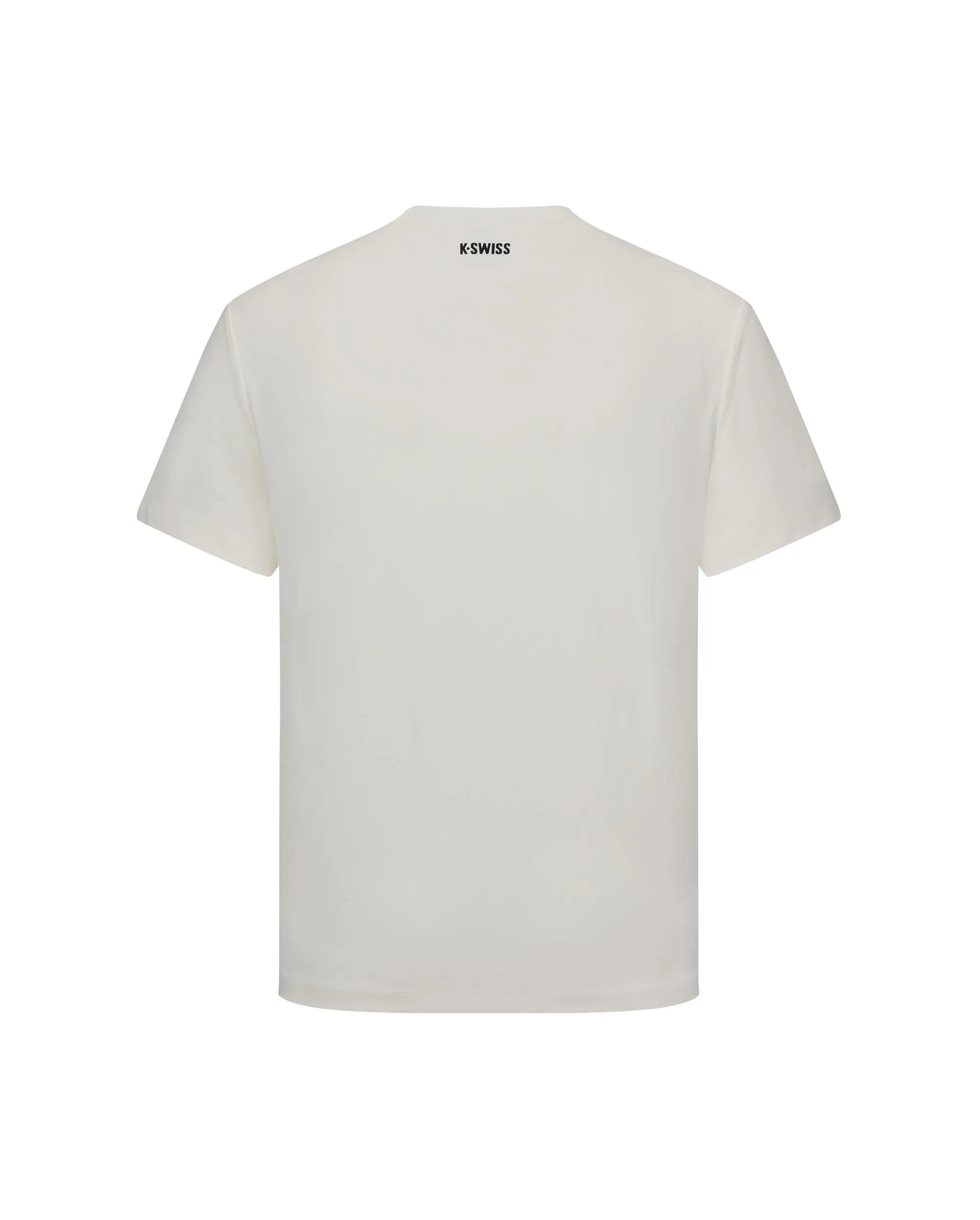 1010762-115 | MEN'S K-SWISS LOGO SHORT SLEEVES T-SHIRT | WHITE/SPECIAL