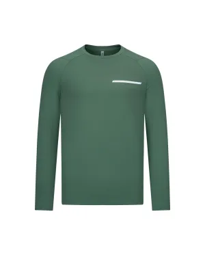 1011464-328 | MEN'S LOGO LONG SLEEVES T-SHIRT | GREEN/MISC