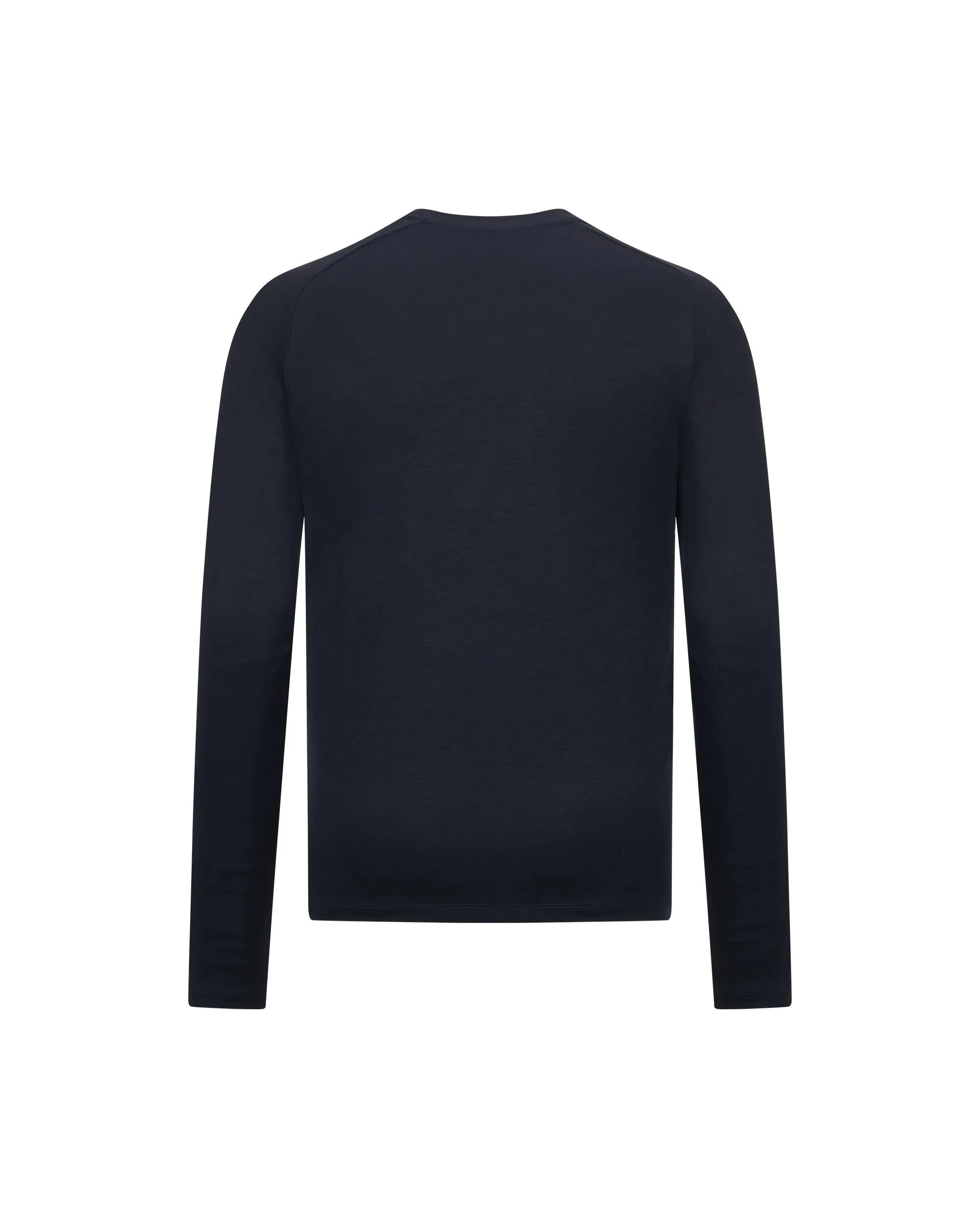 1011482-401 | MEN'S K-SWISS LOGO LONG SLEEVES T-SHIRT | NAVY/WHITE
