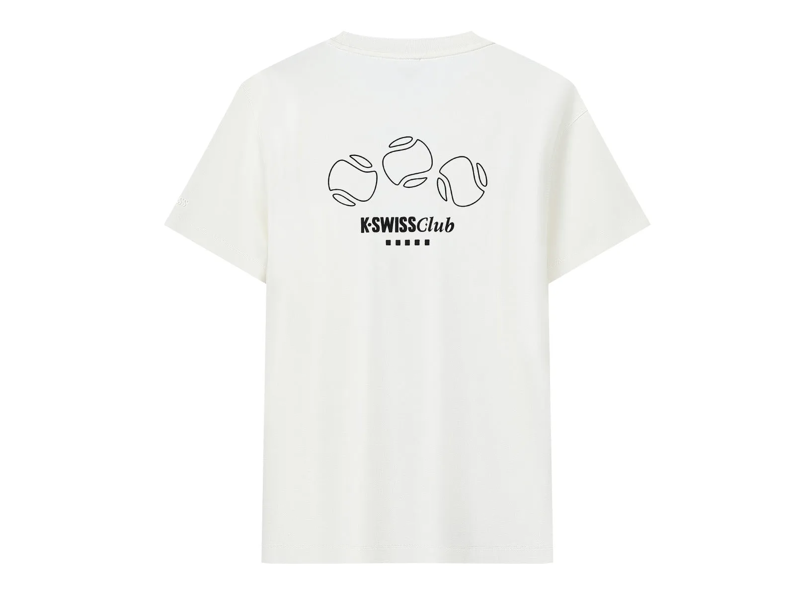 109878-115 | MEN'S K-SWISS TENNIS CLUB LOGO T-SHIRT | WHITE/SPECIAL