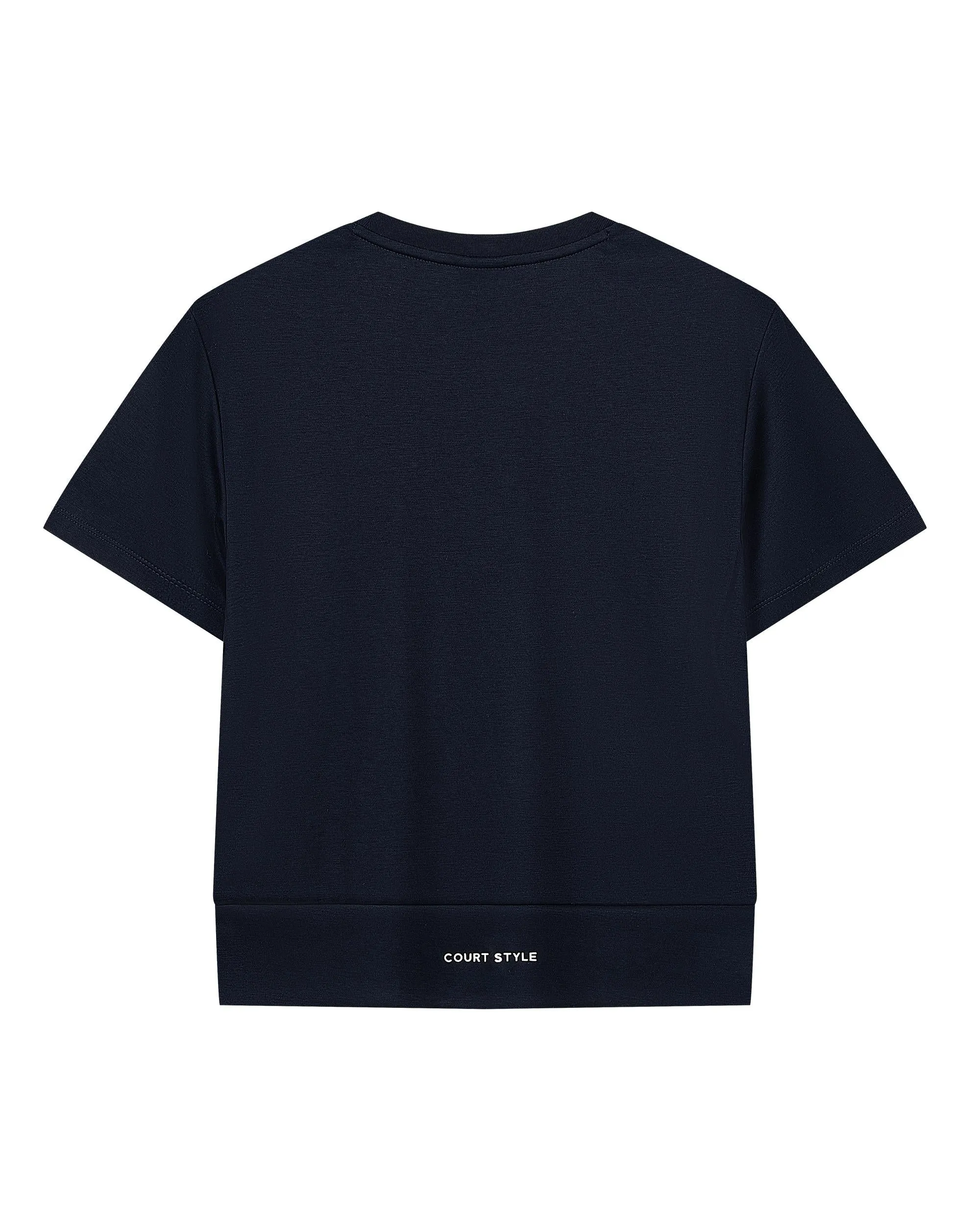 1910311-495 | WOMEN'S K-SWISS LOGO COTTON T-SHIRT | BLUE/MISC