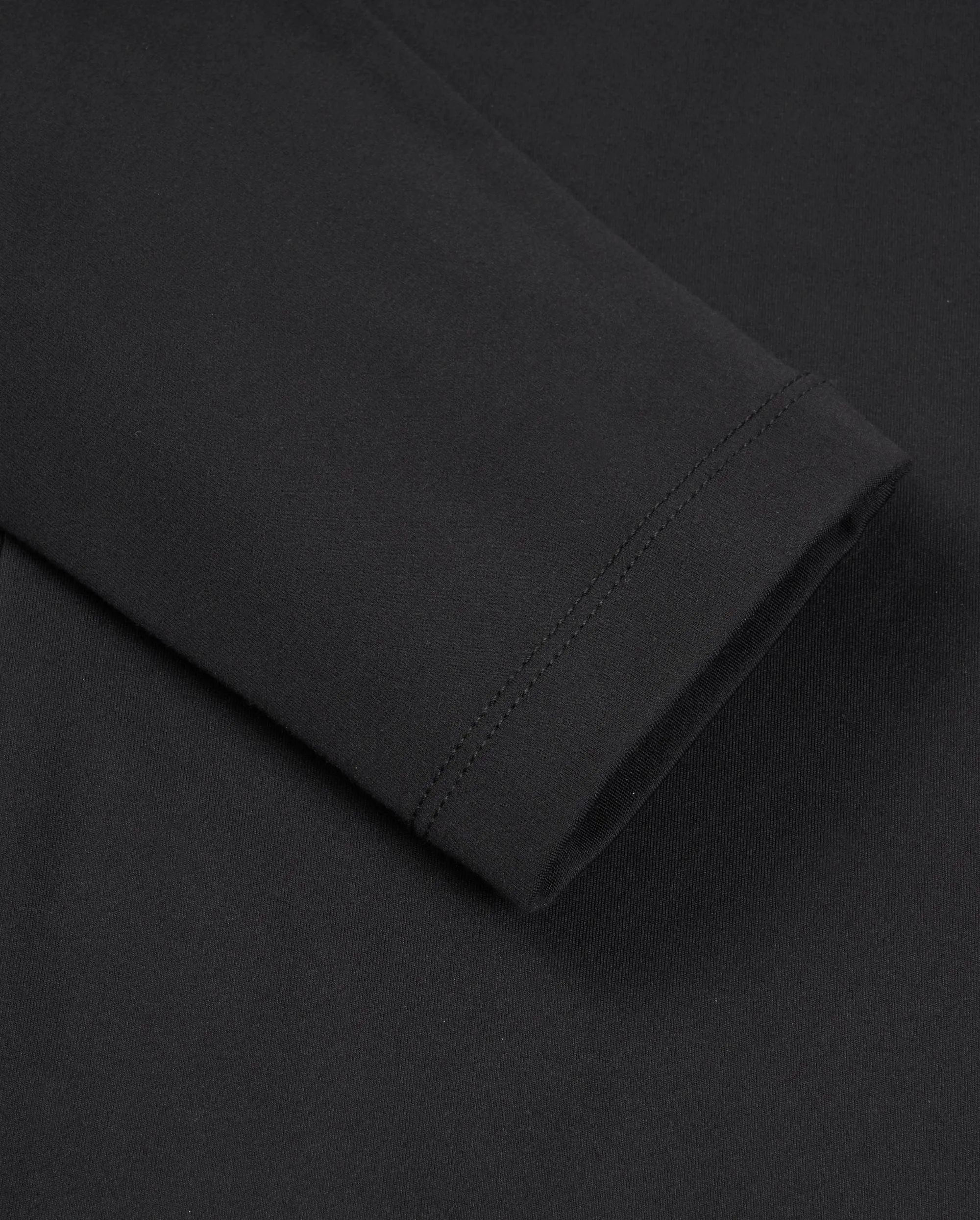 1911508-008 | WOMEN'S K-SWISS LOGO HALF-ZIP T-SHIRT | BLACK