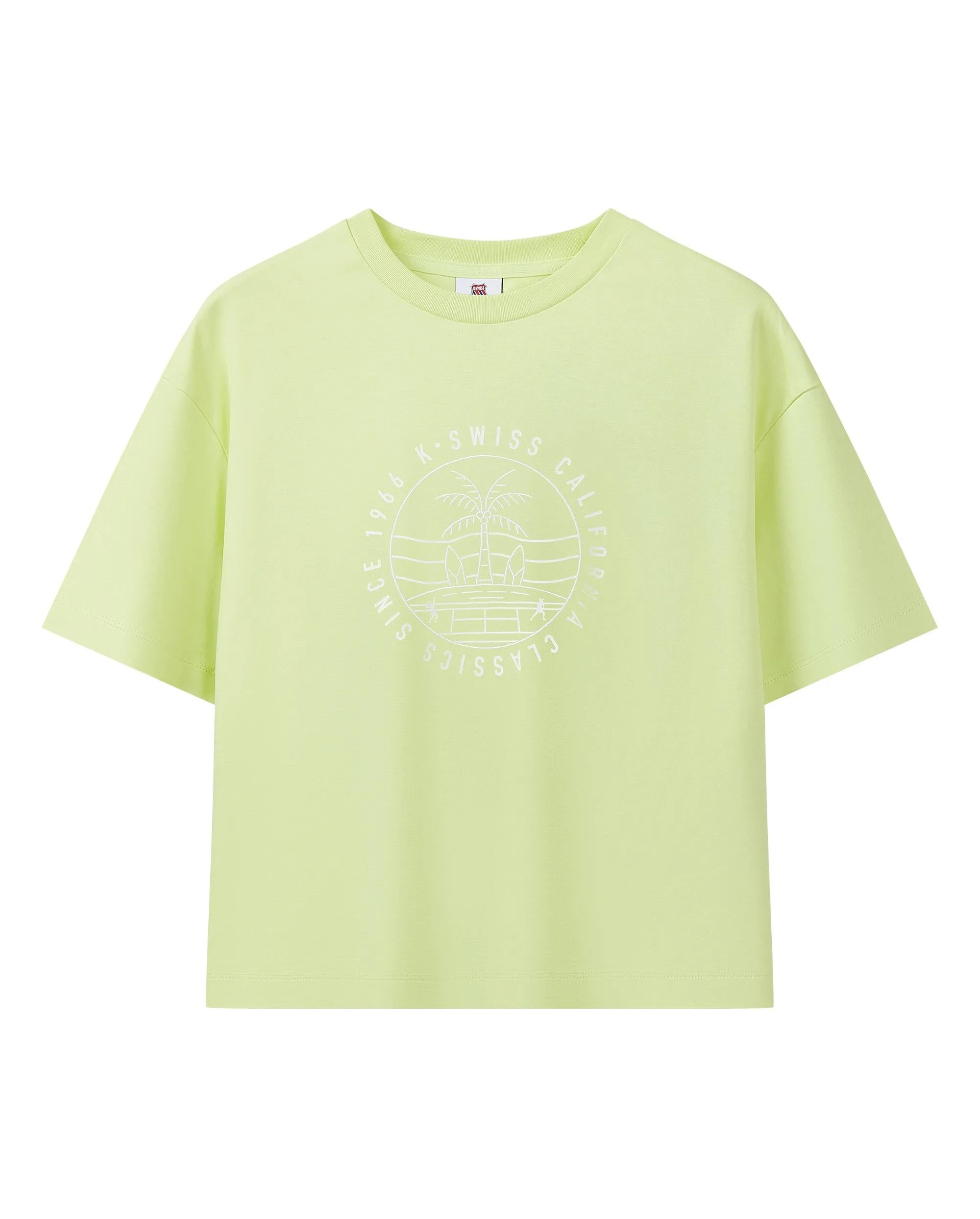 199951-740 | WOMEN'S LOGO LOOSE FIT COTTON T-SHIRT | POP CORN