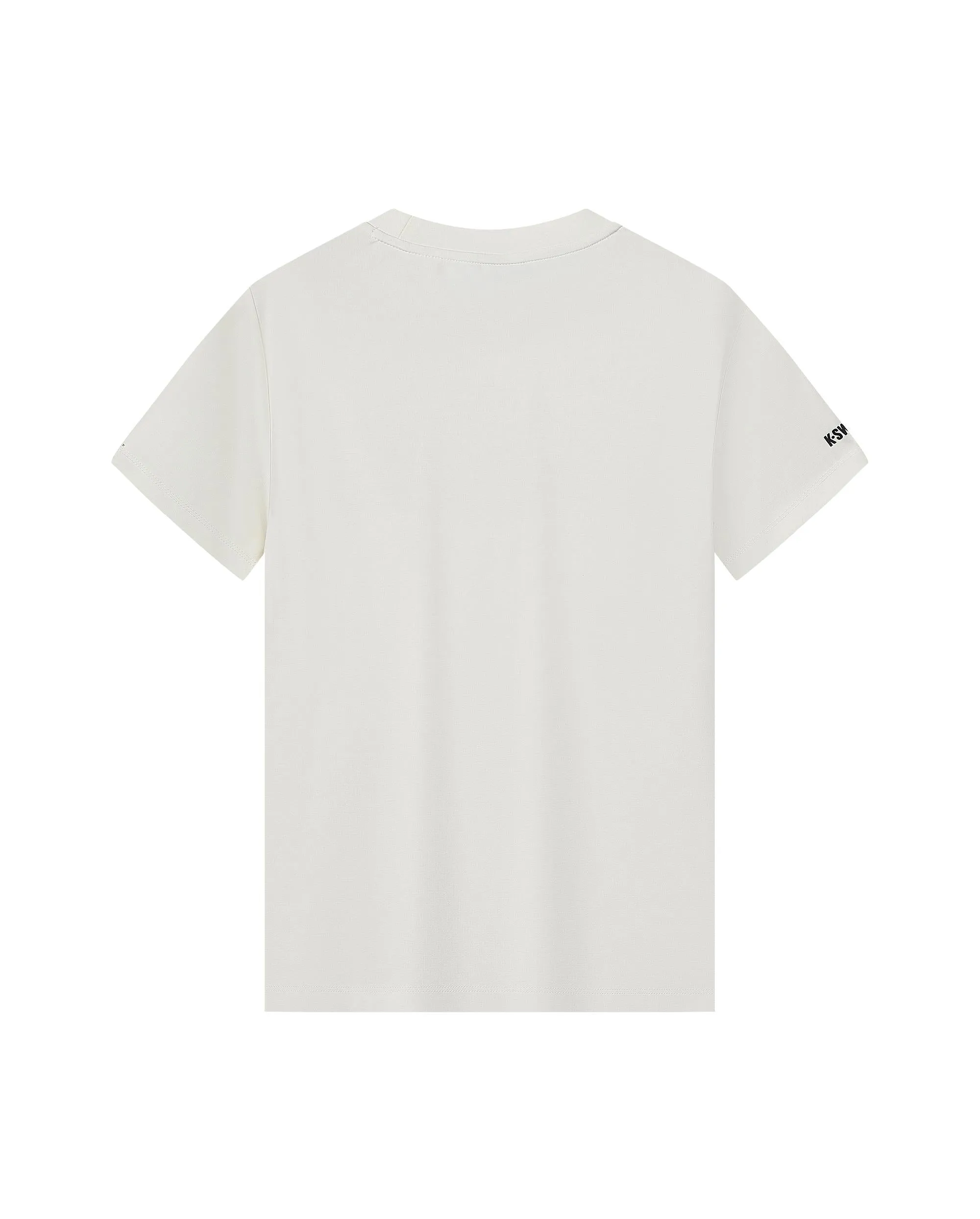 199955-115 | WOMEN'S K-SWISS CLUB LOGO T-SHIRT | WHITE/SPECIAL