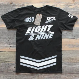 420 USA T Shirt Black