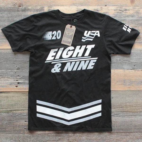 420 USA T Shirt Black
