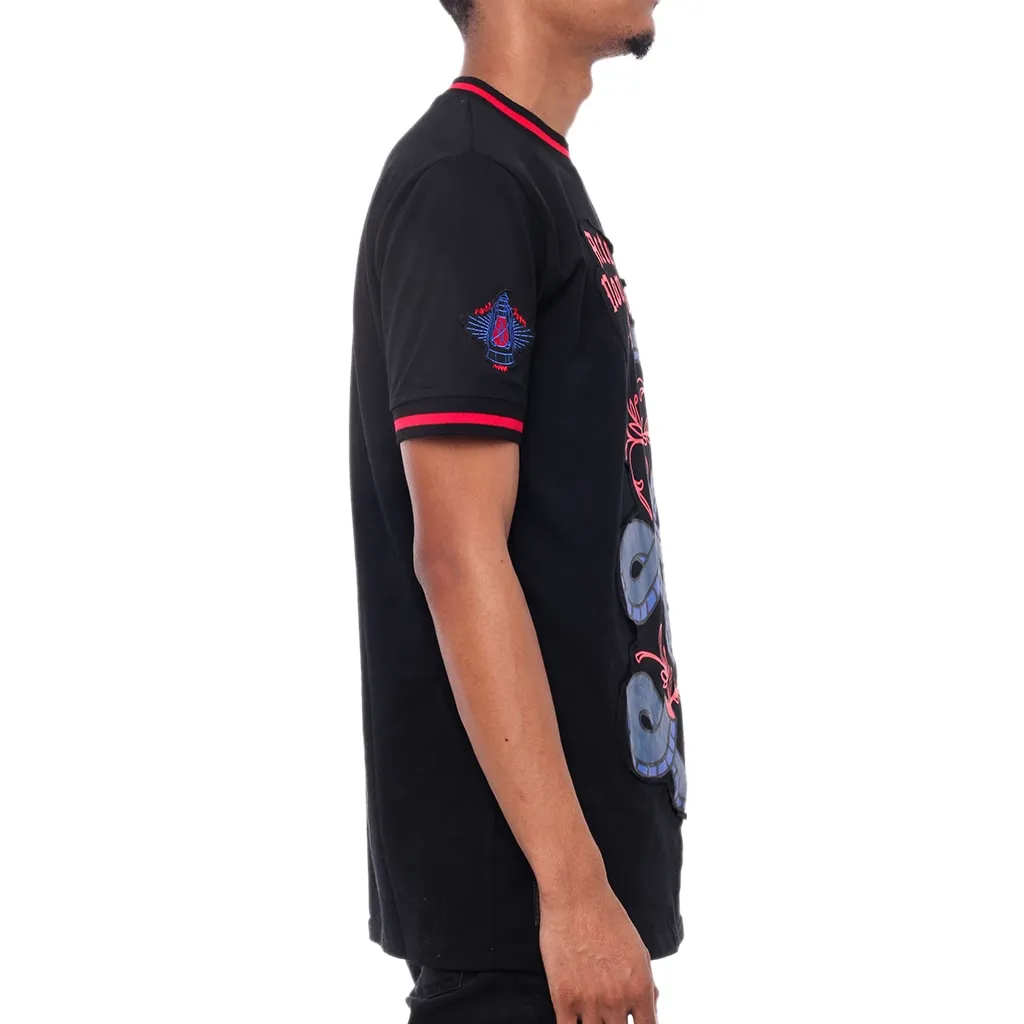 Acta Twin Tipped Embroidered Tee