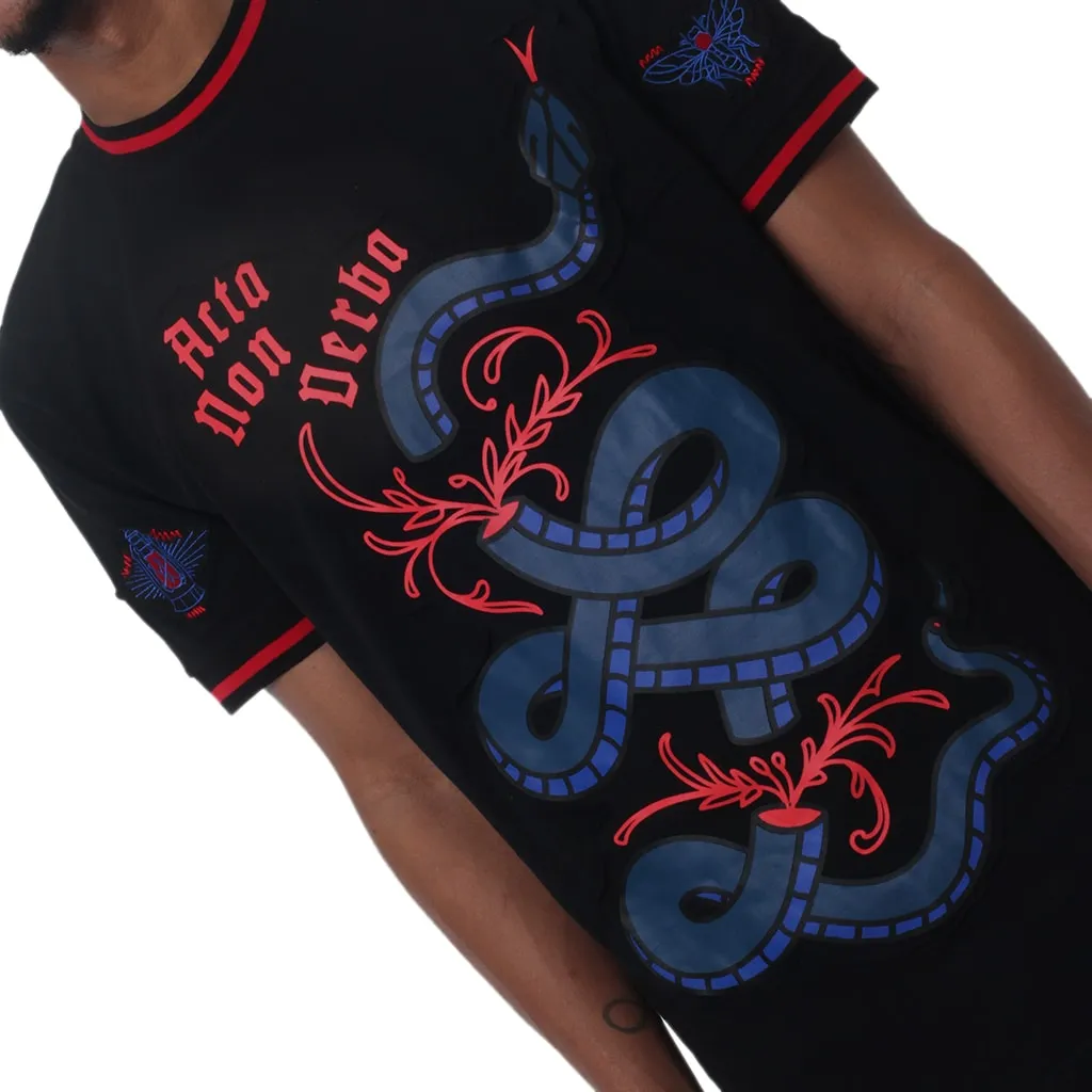 Acta Twin Tipped Embroidered Tee