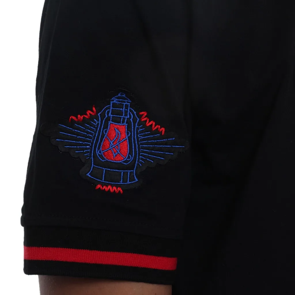 Acta Twin Tipped Embroidered Tee