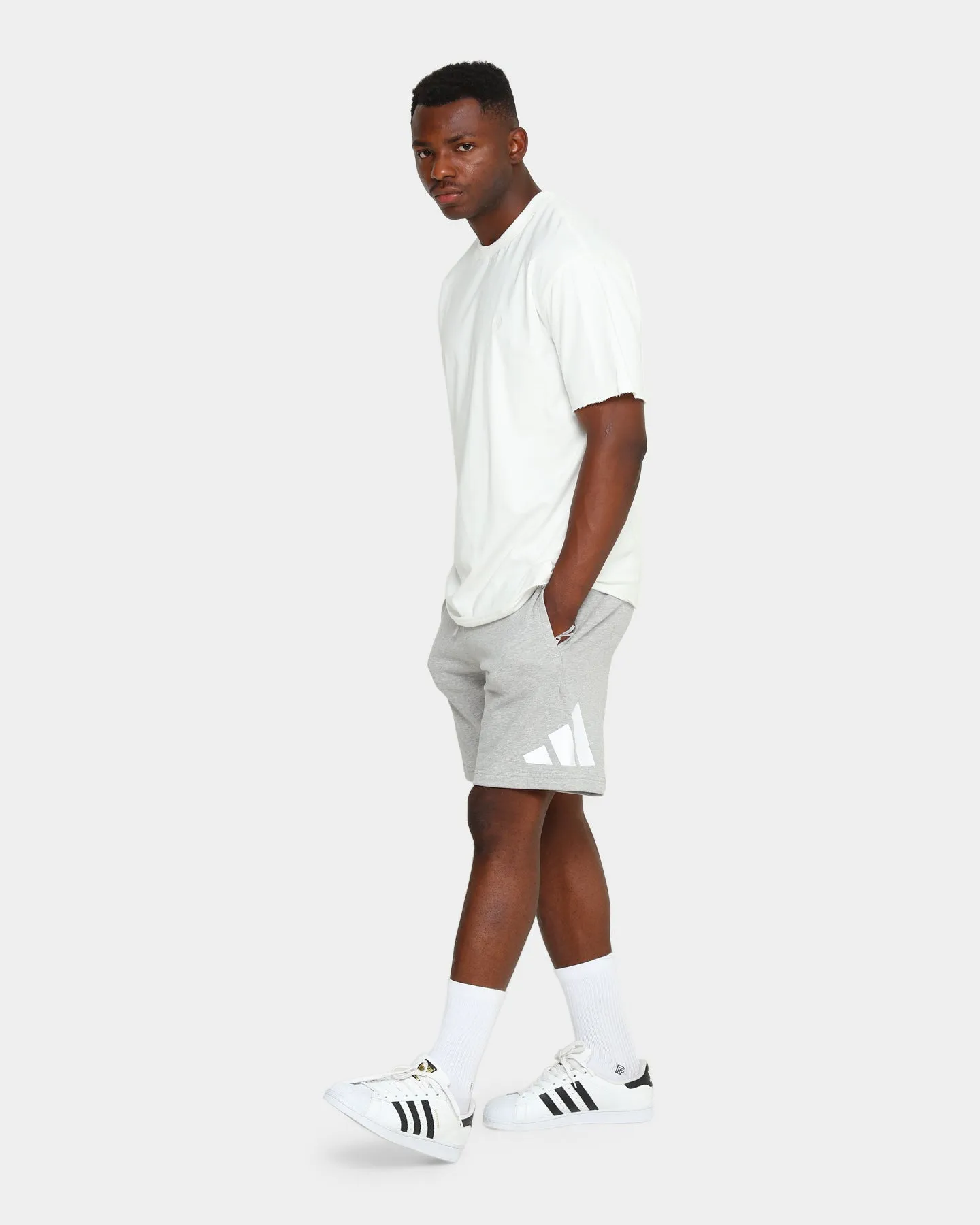 Adidas M Fi Shorts Grey Heather