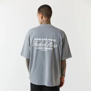 Alpes T-Shirt | Washed Mid Grey