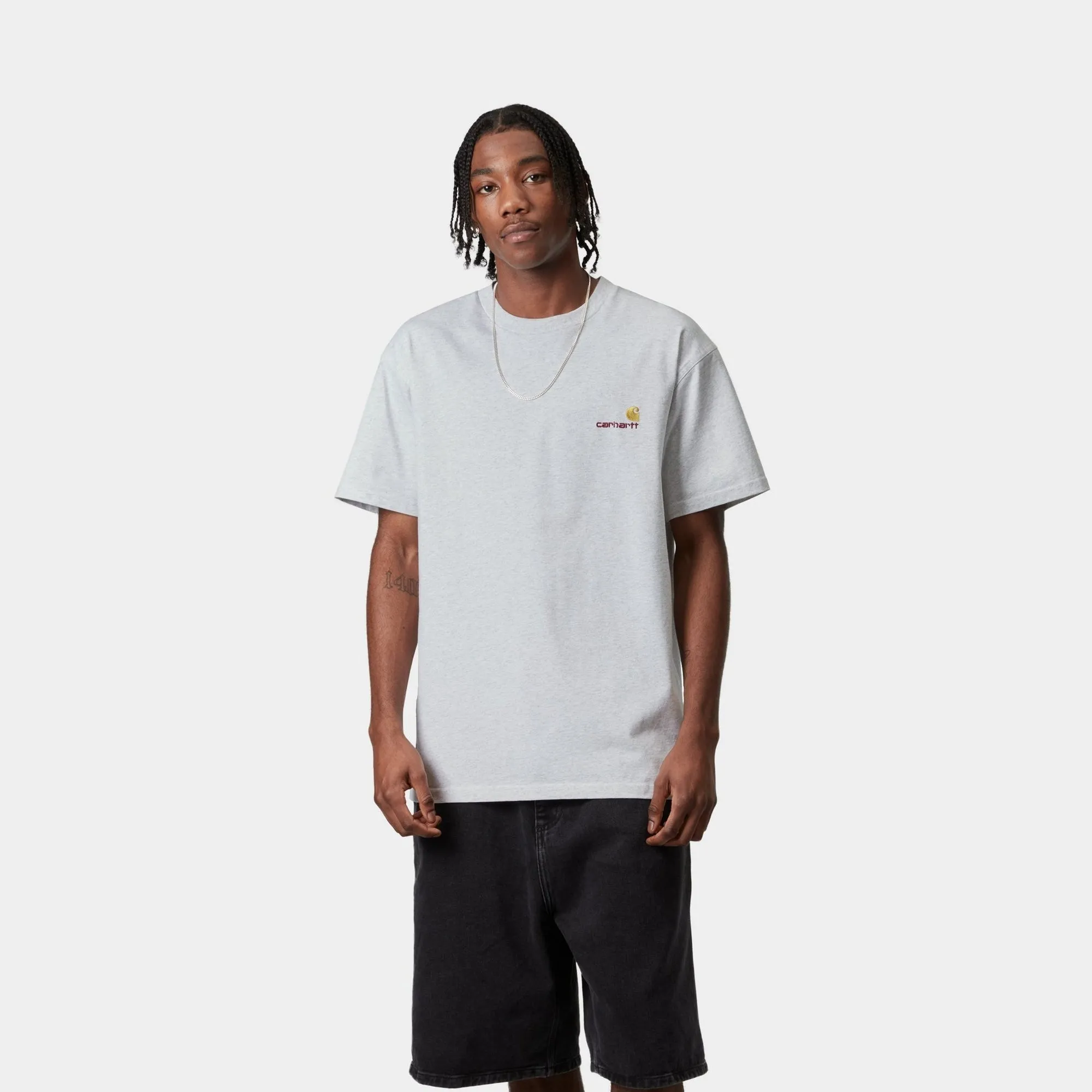 American Script T-Shirt | Ash Heather