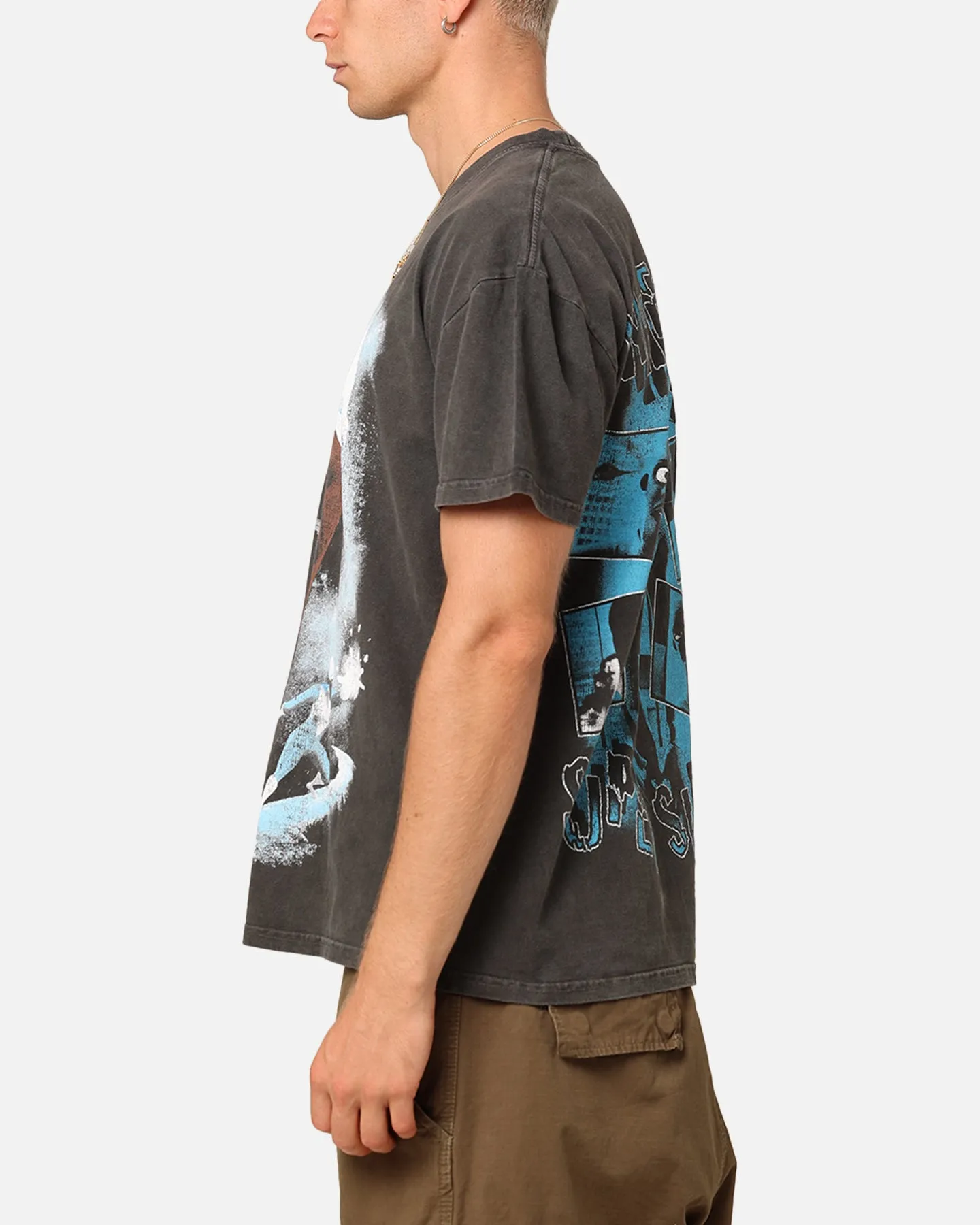 American Thrift X Pixar Frozone Heavyweight T-Shirt Black Wash