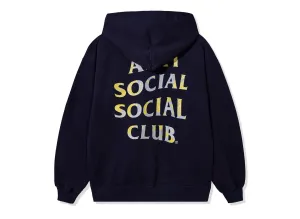 Anti Social Social Club Mind Game Weathered Hoodie in Vintage Black xld