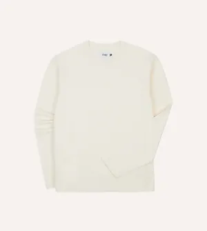 Antique White Panelled Cotton Training T-Shirt
