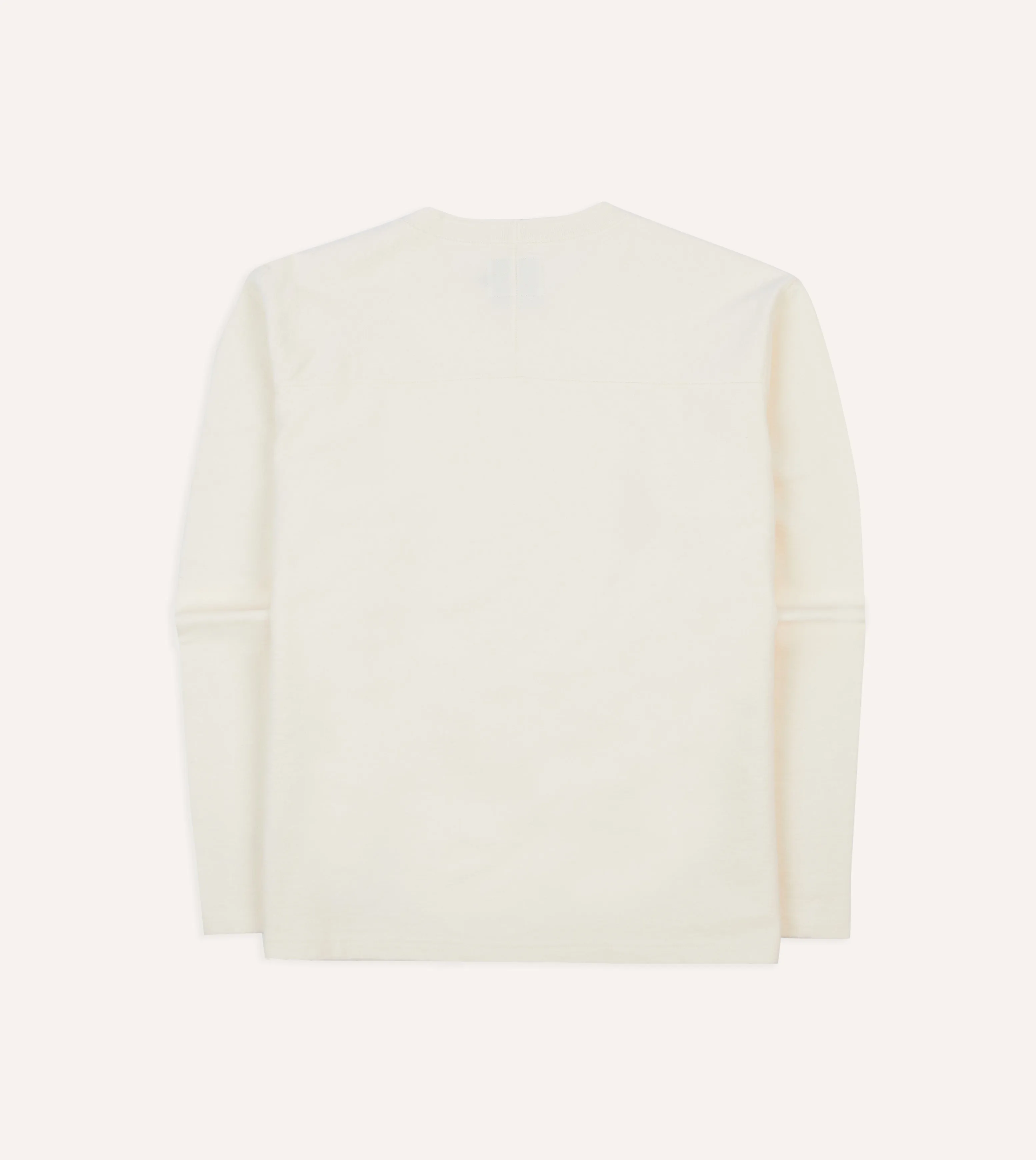 Antique White Panelled Cotton Training T-Shirt