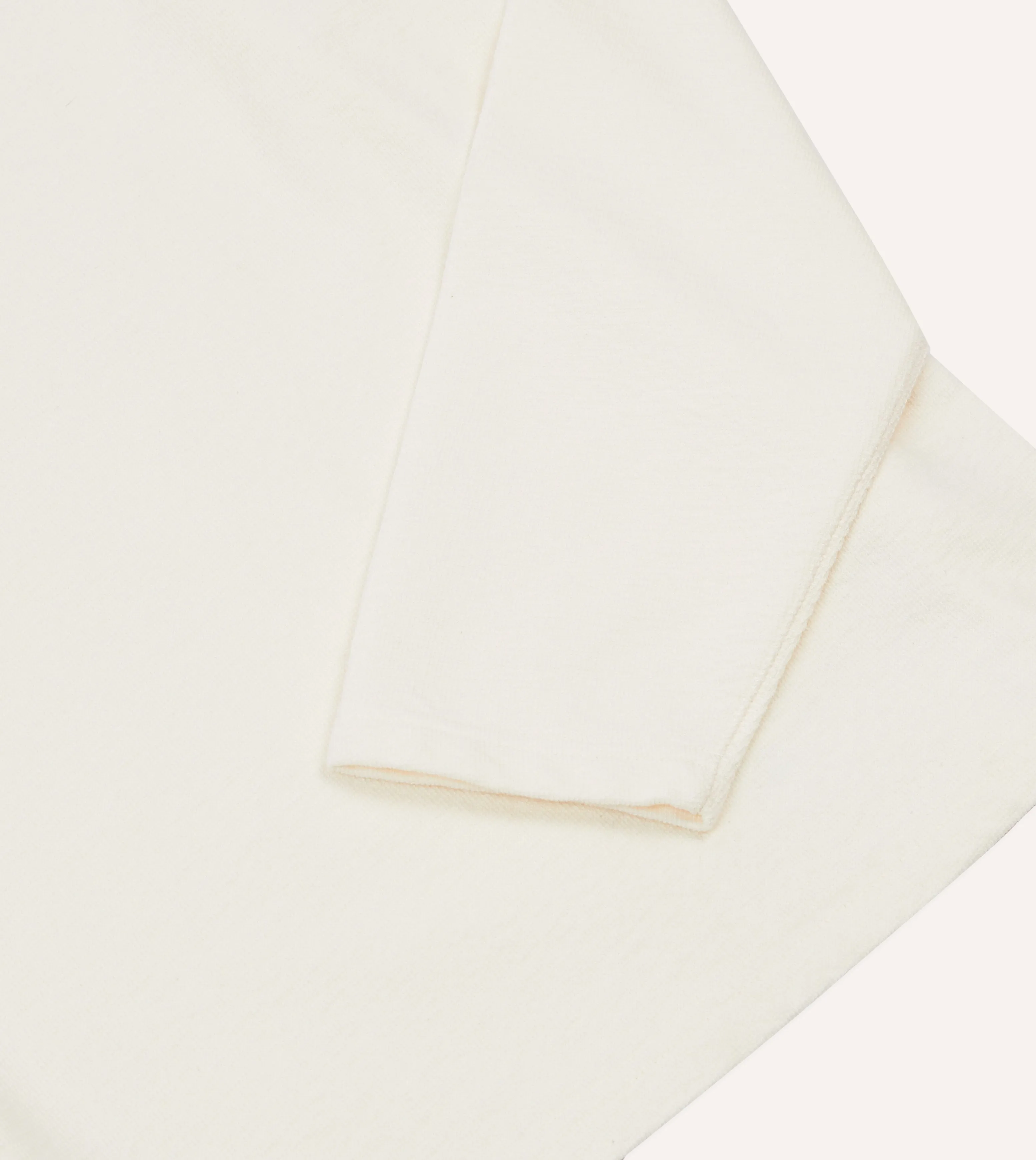 Antique White Panelled Cotton Training T-Shirt
