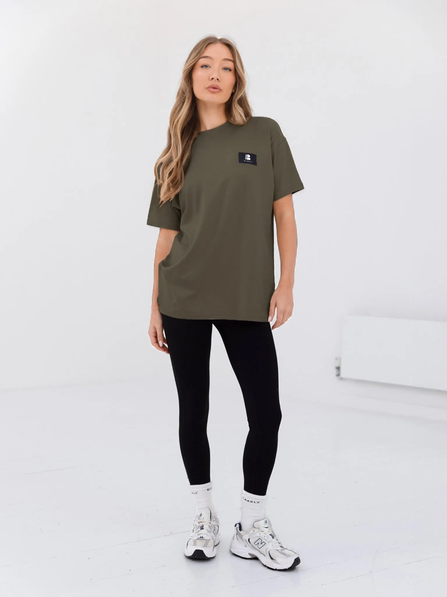 Apex Label Oversized T-Shirt - Safari Green