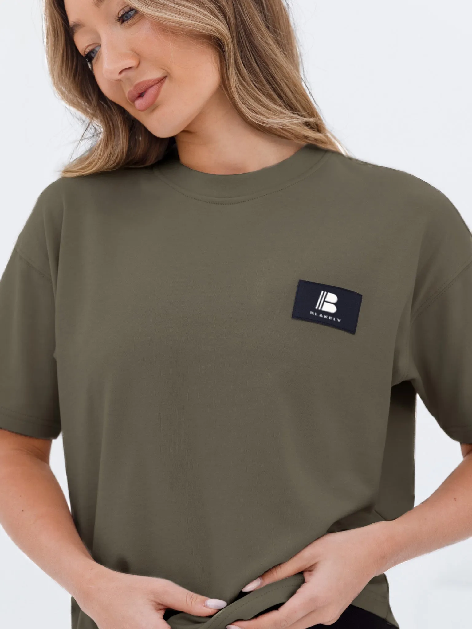 Apex Label Oversized T-Shirt - Safari Green