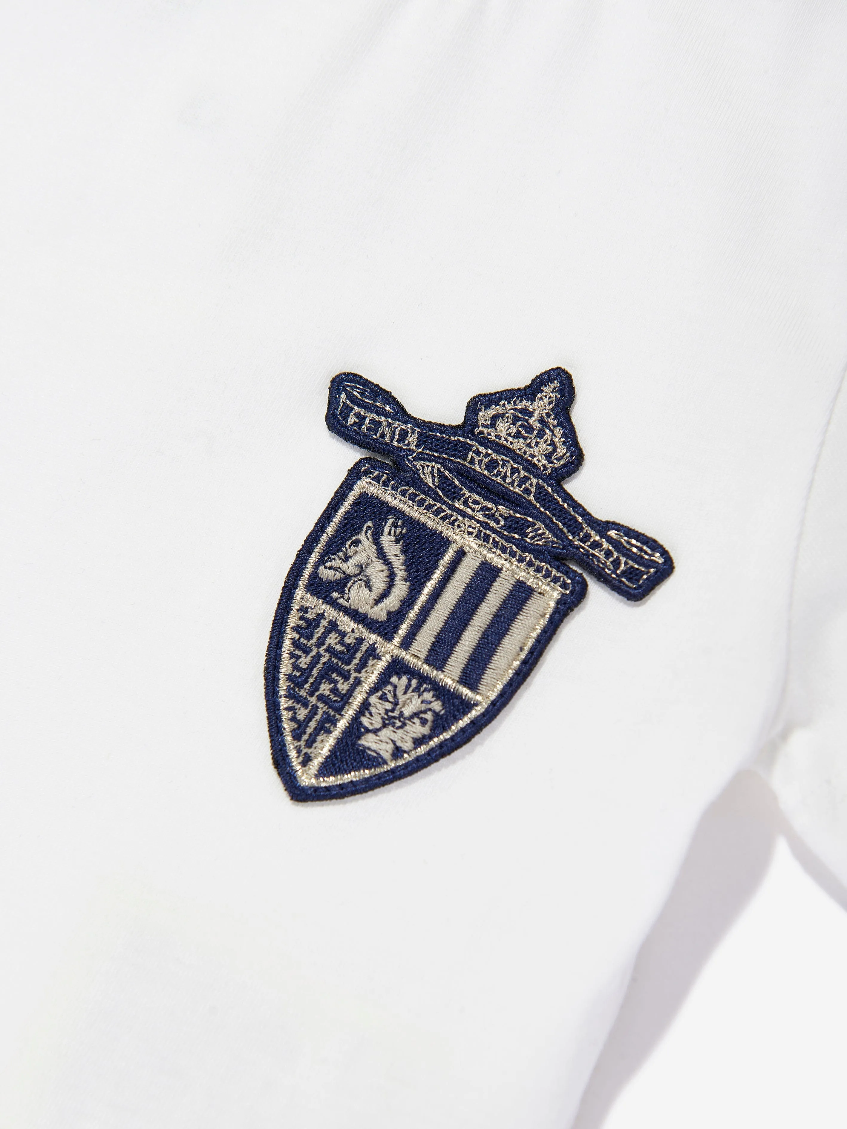 Baby Boys Shield T-Shirt in White