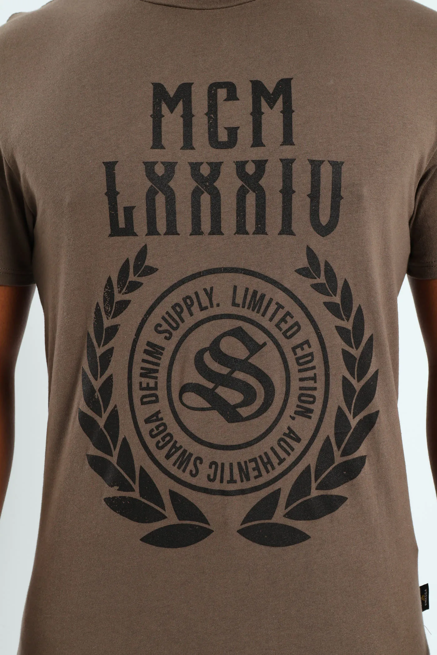 Basic Print T-Shirt - Fatigue