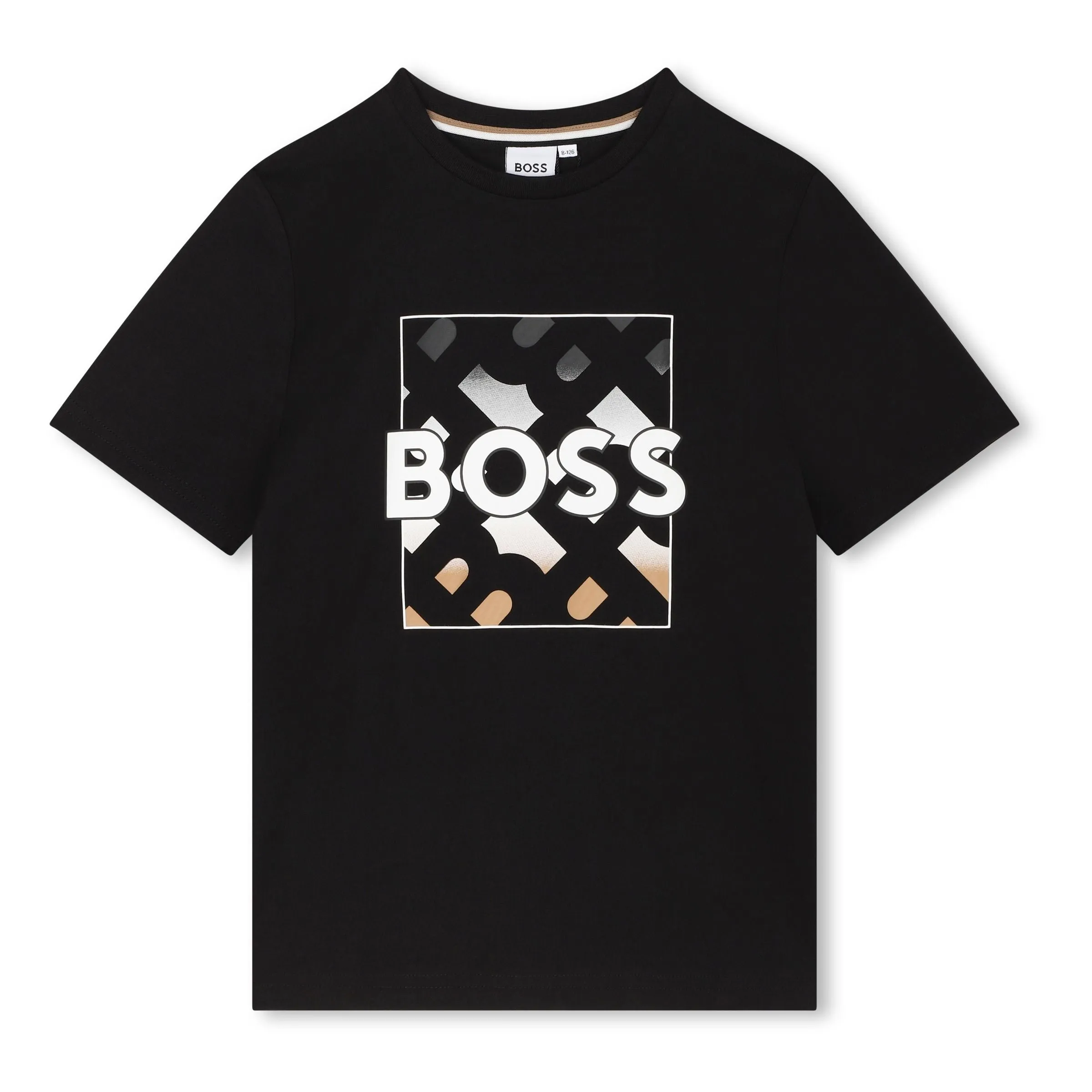 Black Monogram Logo T-Shirt