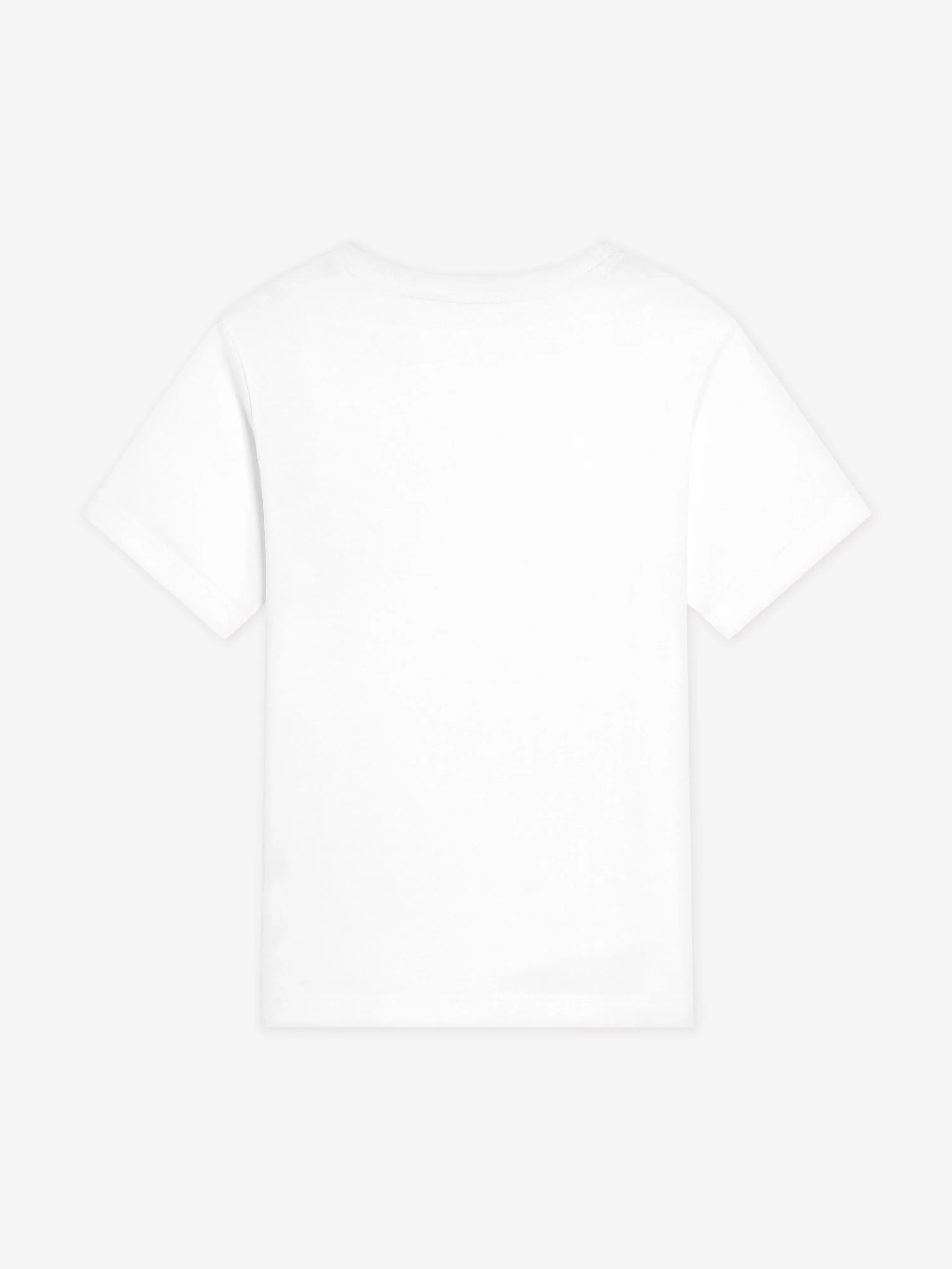 Boys Logo Patch T-Shirt in White