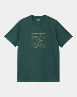 By The Numbers T-Shirt | Rainforest / Air Yellow