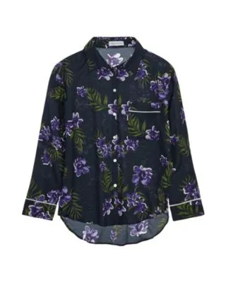 Calycanthus Silk Cotton Pyjama Shirt