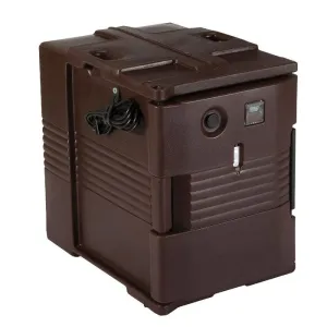 Cambro UPCH400131 Heated Ultra Pan Carrier, Dark Brown, 110v