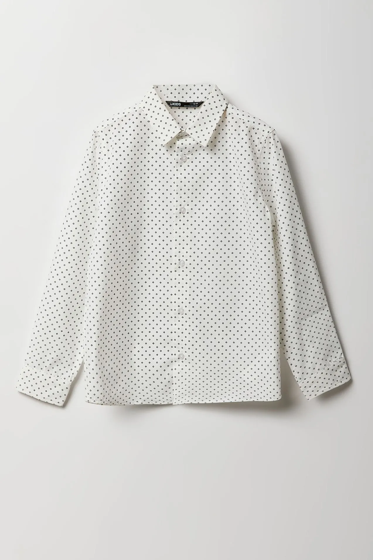 Chemise habillée en popeline pour garçon