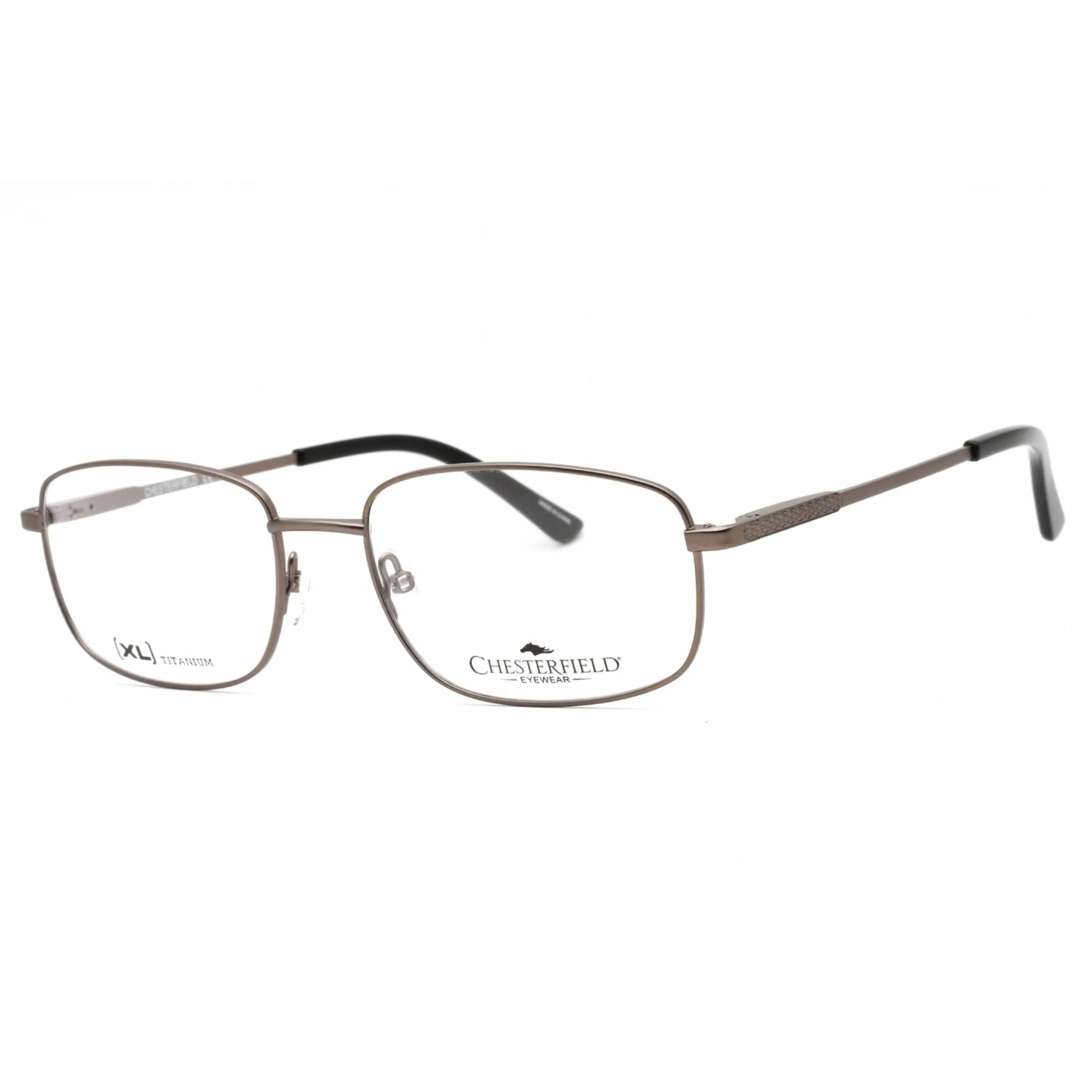Chesterfield Men's Eyeglasses - Brushed Grey Metal Full Rim Frame | CH 73XL/T 0JCA 00