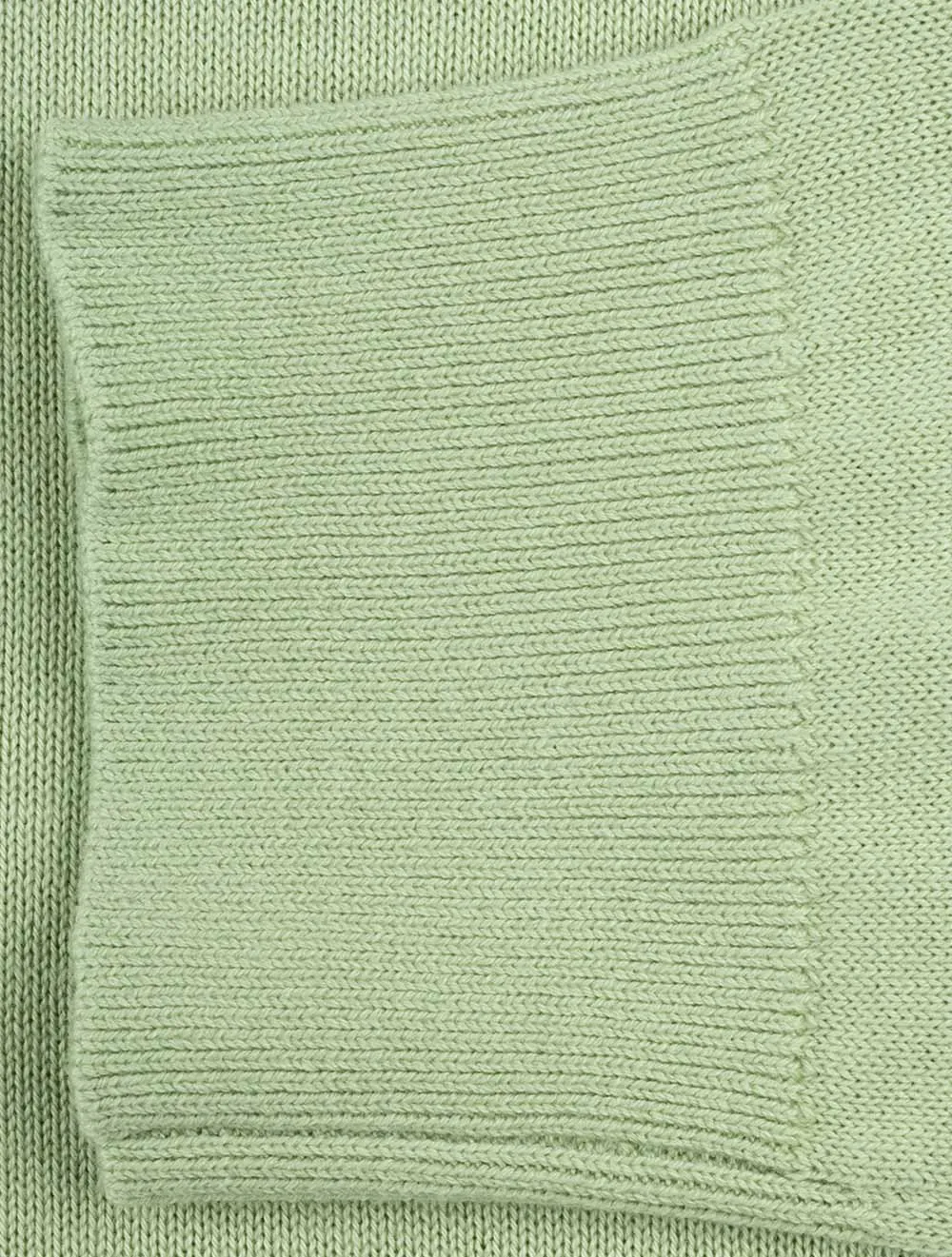 Classic Cotton Half Zip Milky Matcha