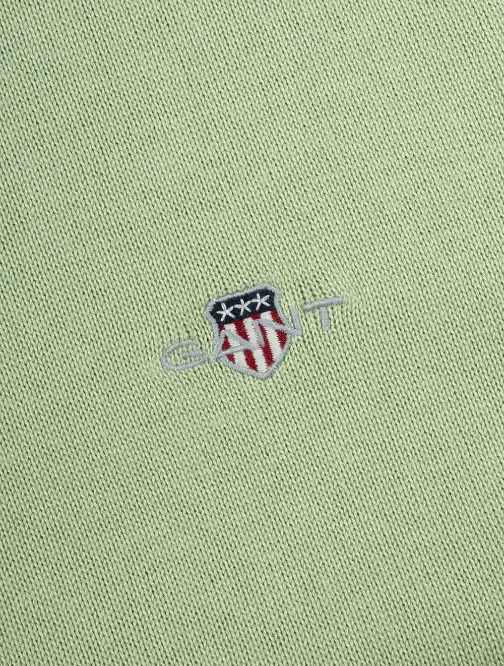 Classic Cotton Half Zip Milky Matcha