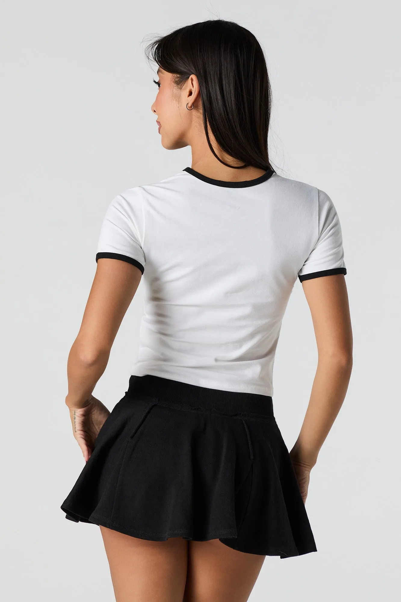 Contrast Trim Baby T-Shirt