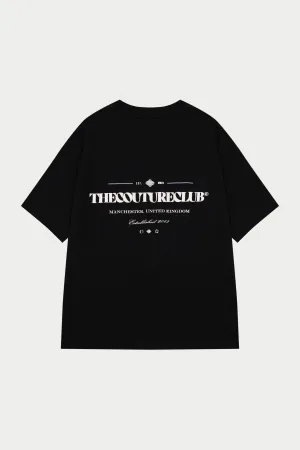 COPYRIGHT MULTI GRAPHIC T-SHIRT - BLACK