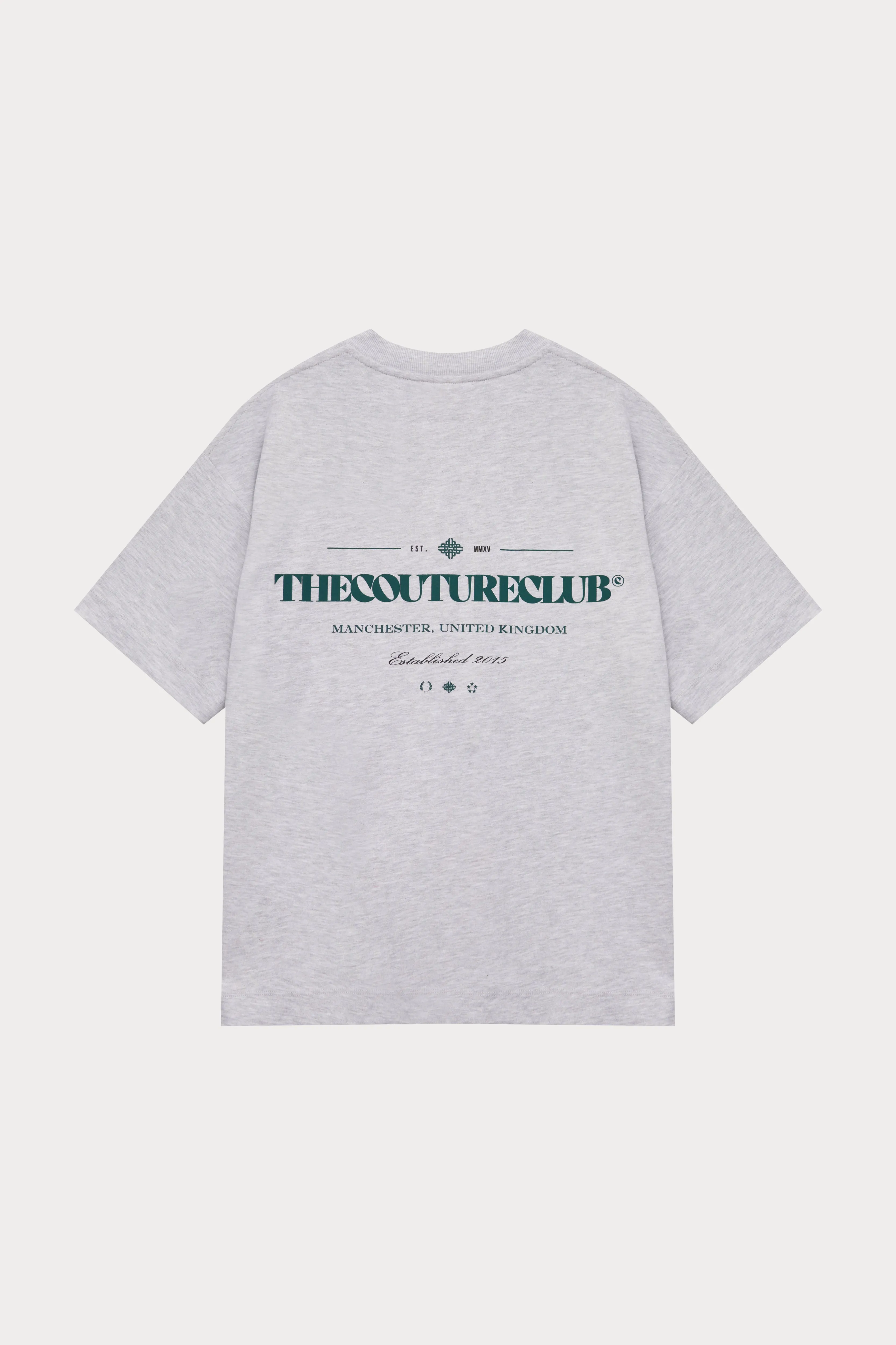 COPYRIGHT MULTI GRAPHIC T-SHIRT - GREY MARL