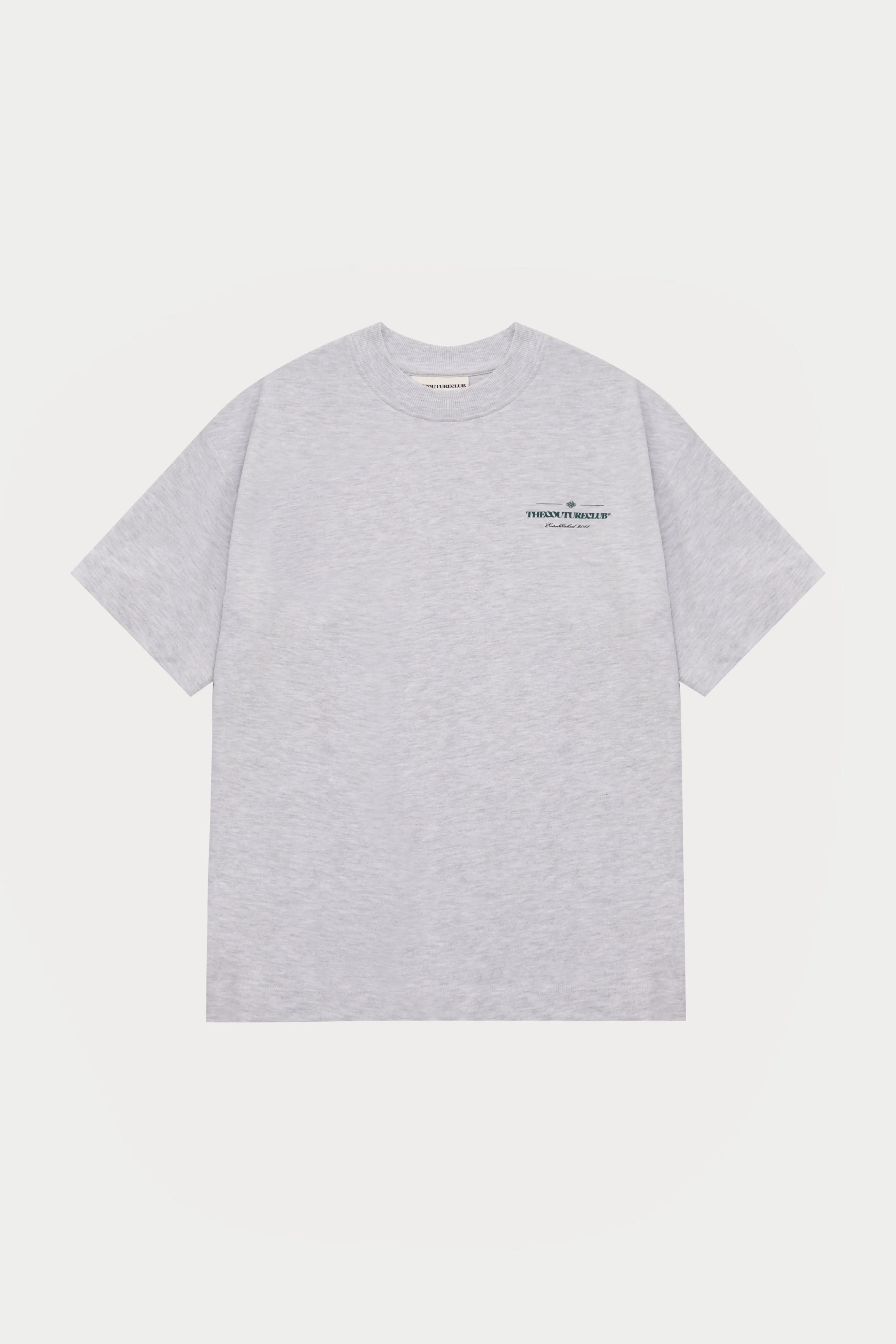 COPYRIGHT MULTI GRAPHIC T-SHIRT - GREY MARL