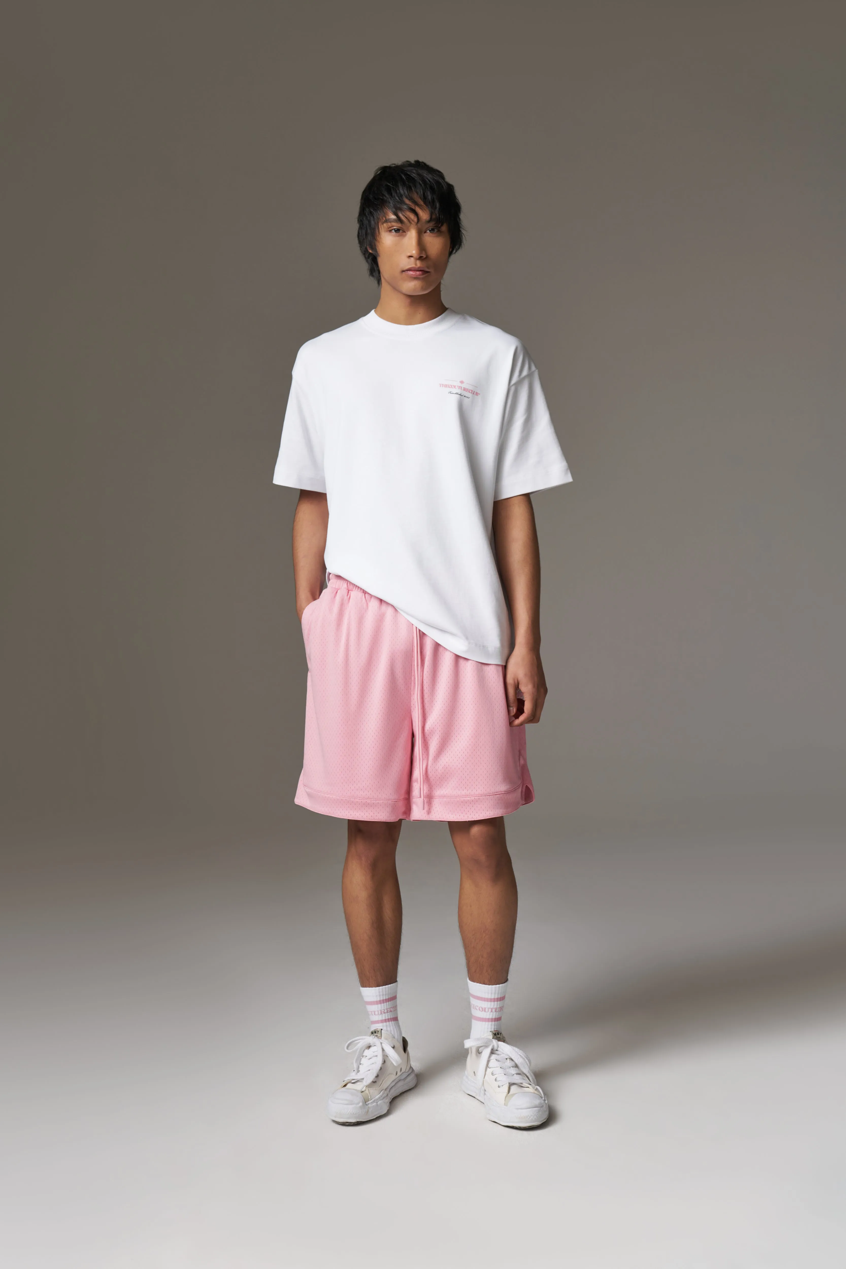 COPYRIGHT MULTI GRAPHIC T-SHIRT - PINK