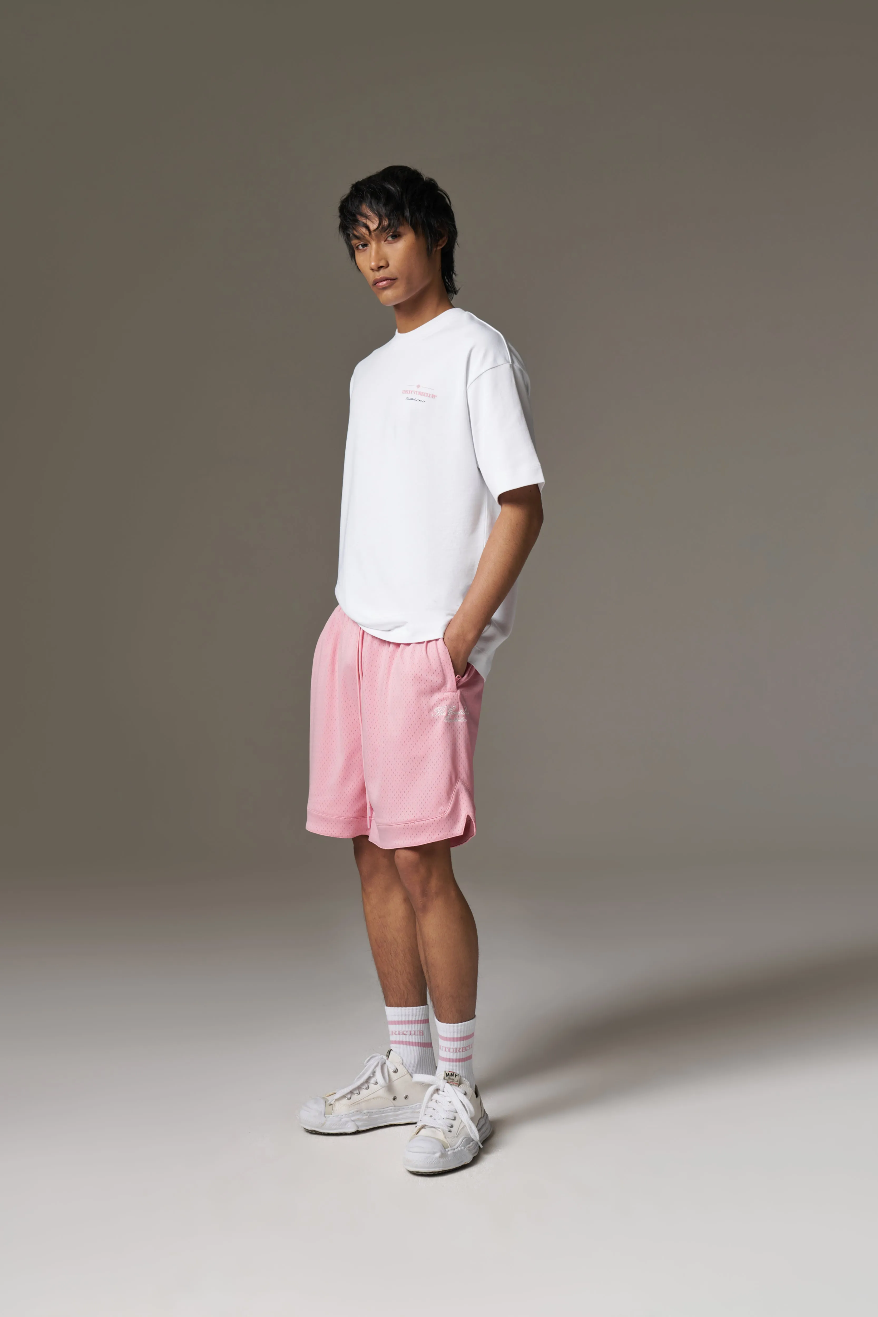 COPYRIGHT MULTI GRAPHIC T-SHIRT - PINK