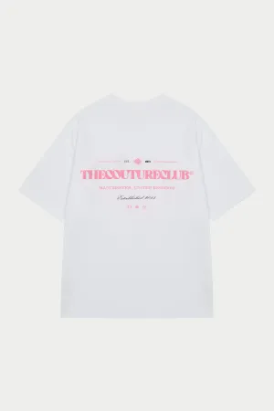 COPYRIGHT MULTI GRAPHIC T-SHIRT - PINK