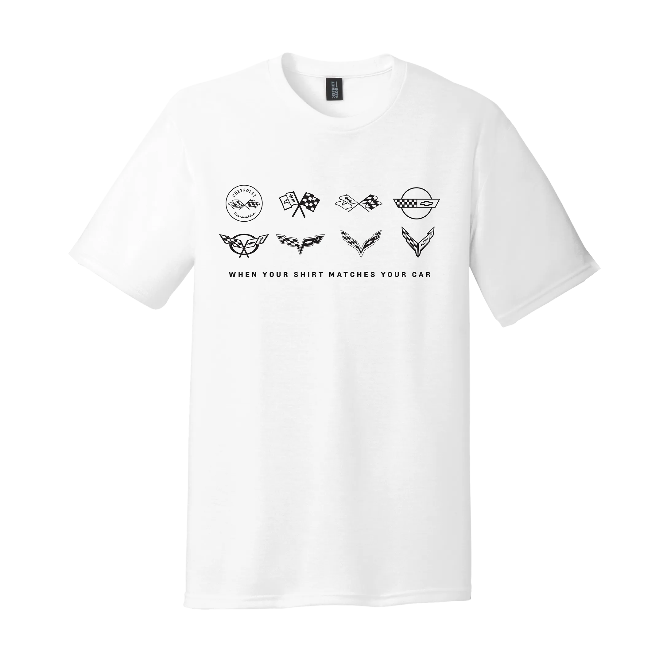 Corvette "When Your Shirt Matches Your Car" Graphic T-Shirt