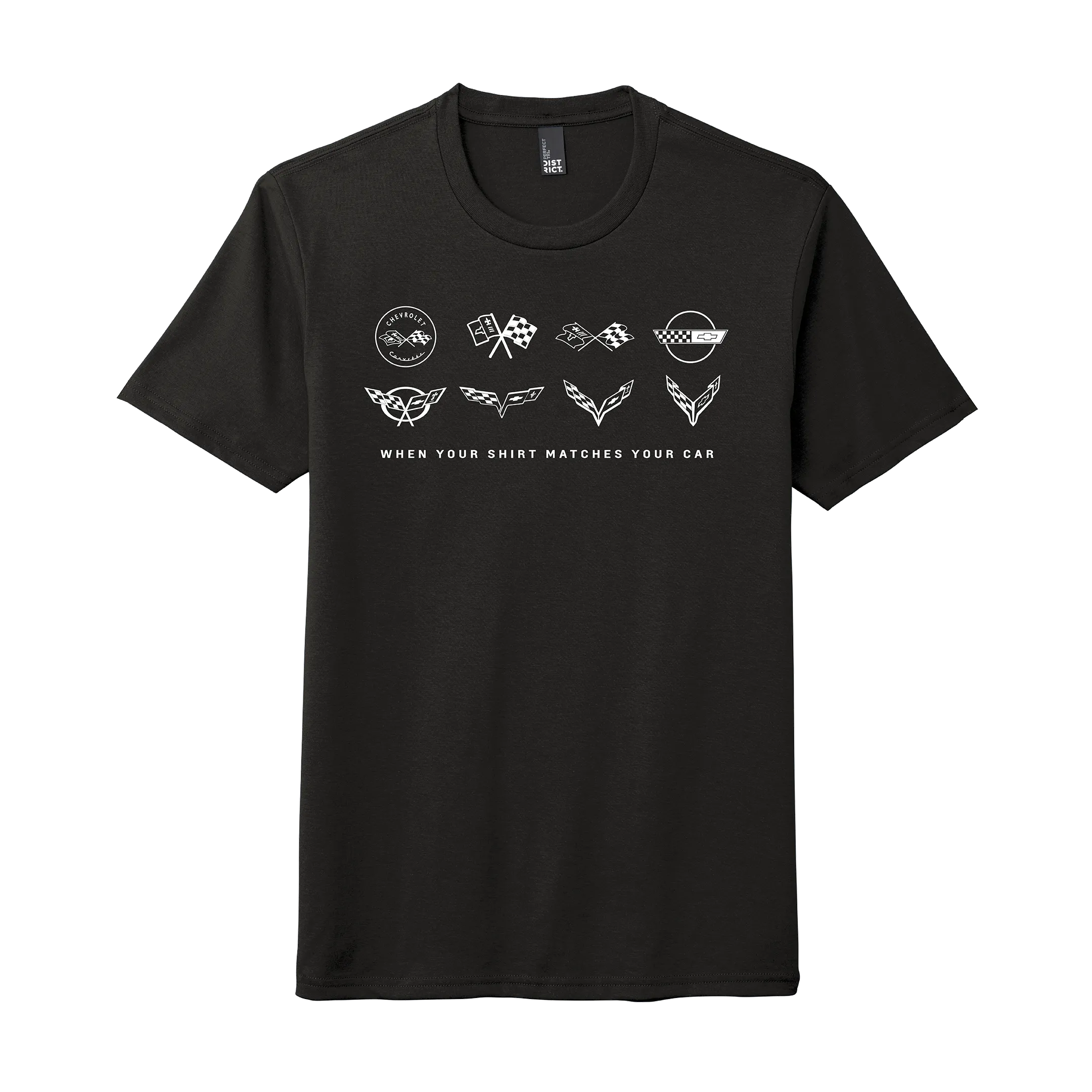 Corvette "When Your Shirt Matches Your Car" Graphic T-Shirt
