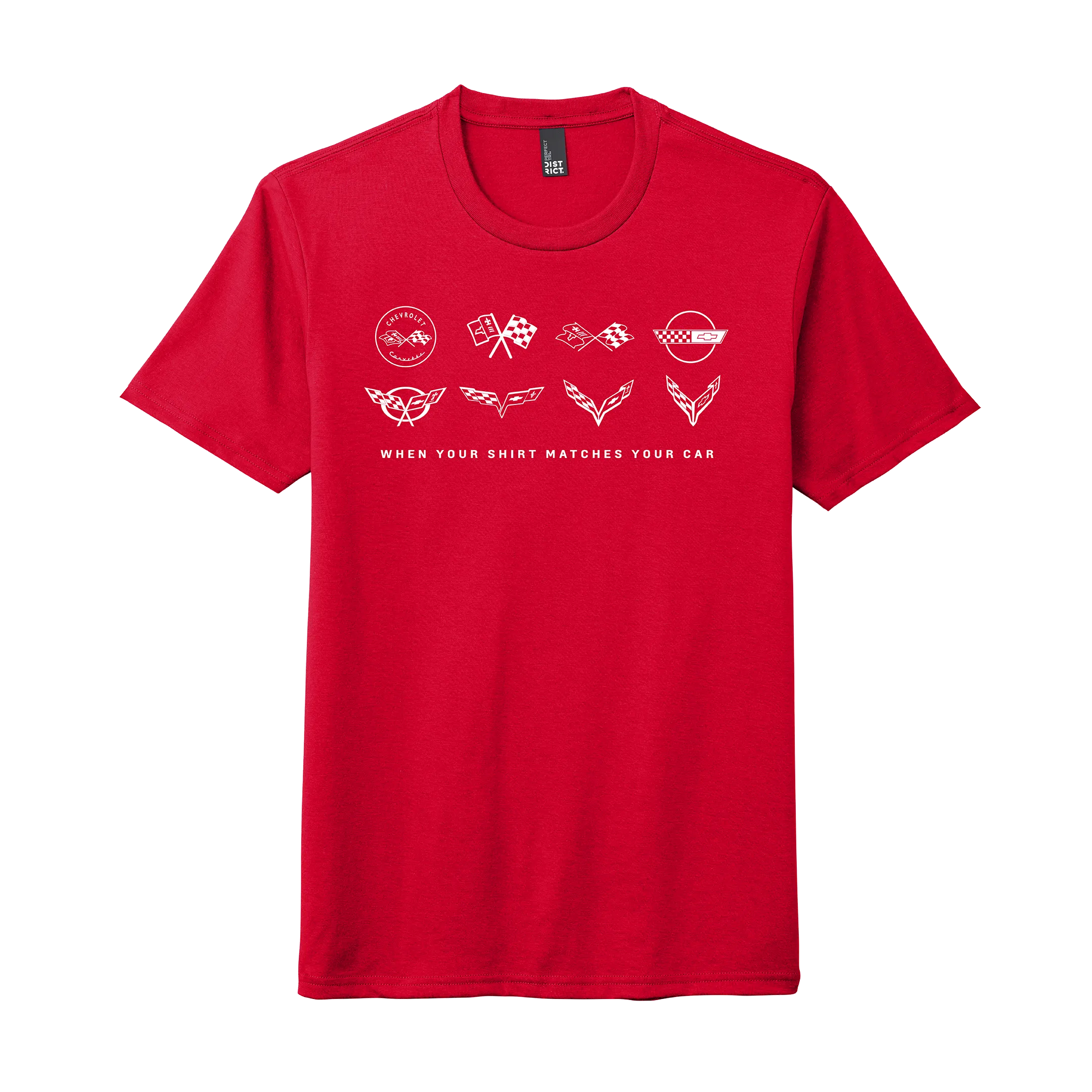 Corvette "When Your Shirt Matches Your Car" Graphic T-Shirt