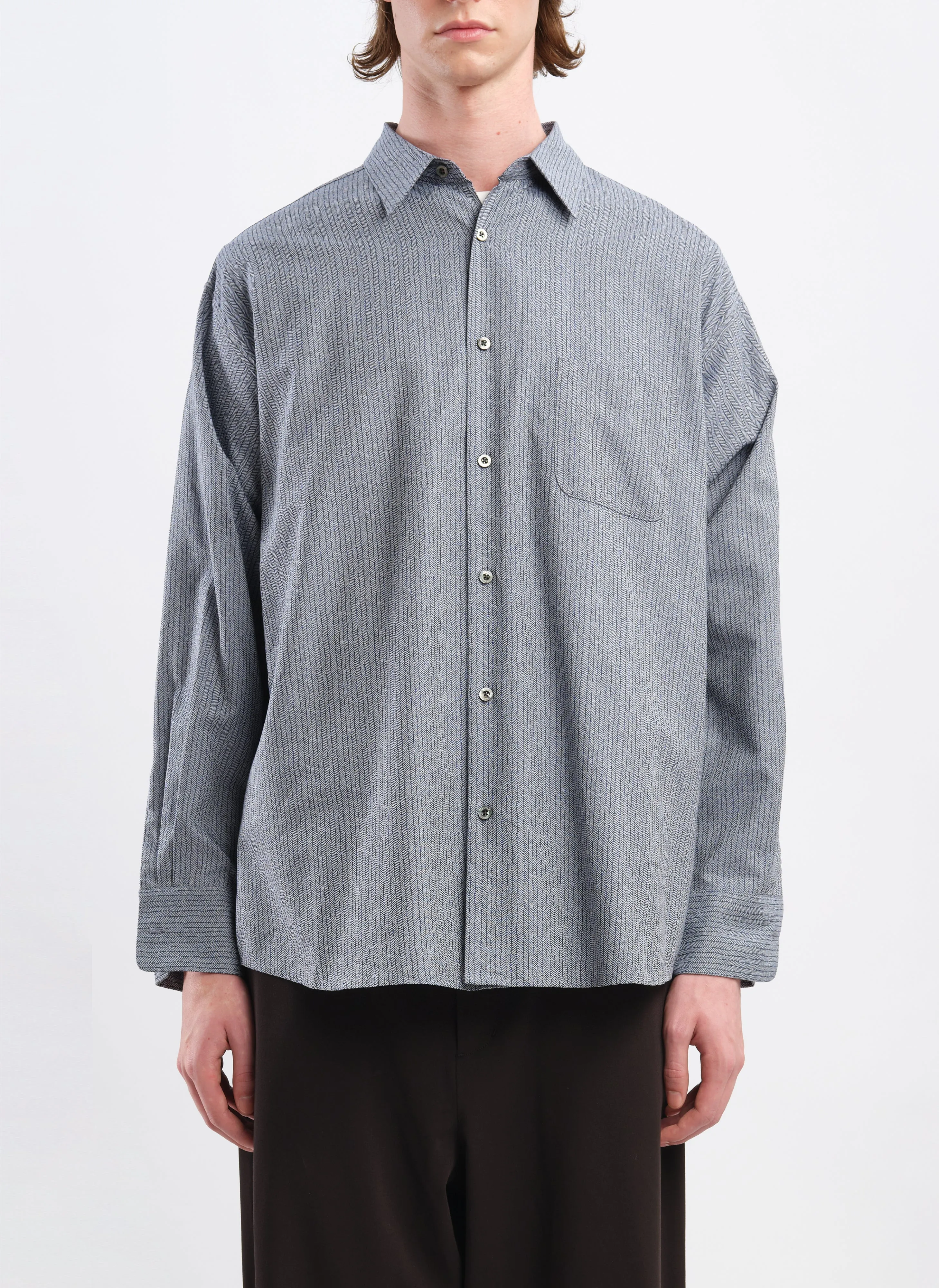 Cotton Jacquard Classic Shirt